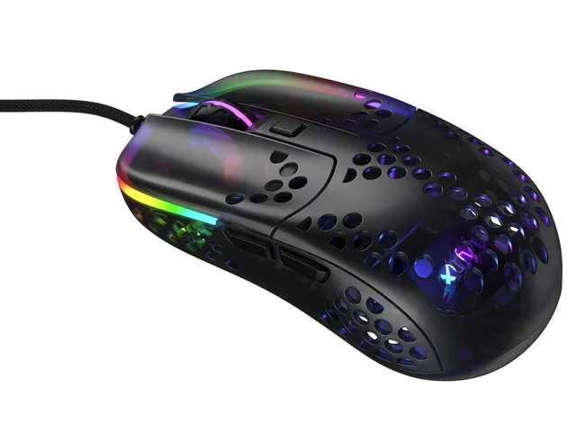 Xtrfy MZ1 Zy Rail mouse gaming con filo Pixart 3389 RGB