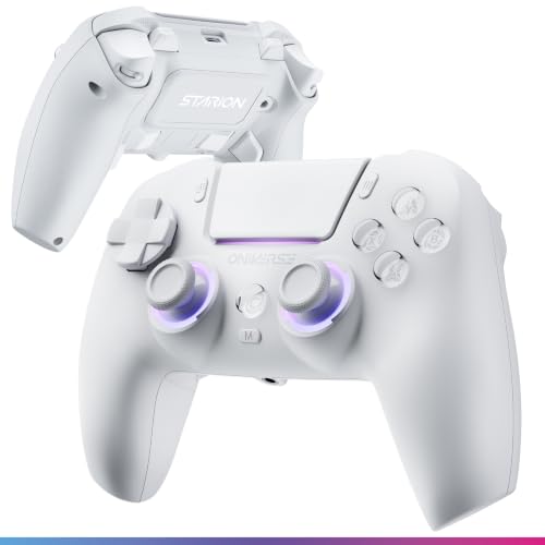 Oniverse Starion controller wireless PS5 bianco Hall Effect