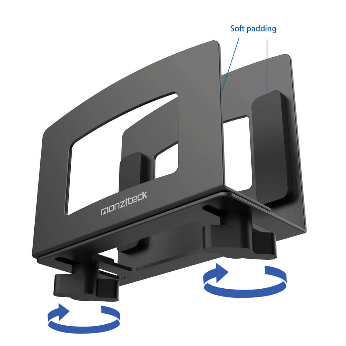 Monzlteck CPU Mount Supporto Regolabile Router Mini PC