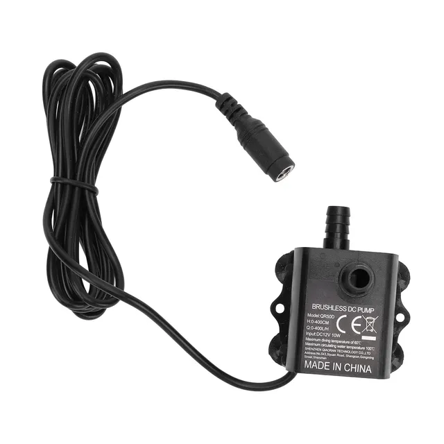 GOWENIC Pompa Sommergibile 12V 10W 400 L/h IP68 con Ventose