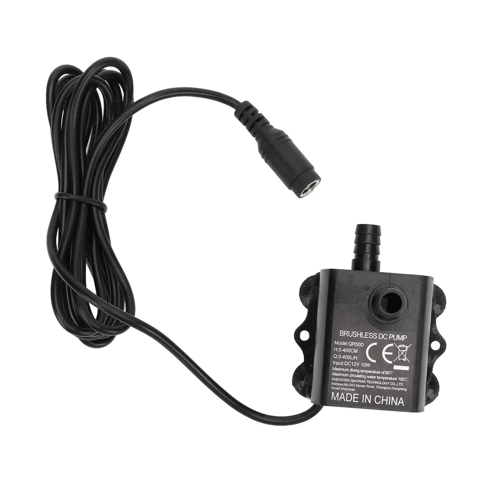 GOWENIC Pompa Sommergibile 12V 10W 400 L/h IP68 con Ventose
