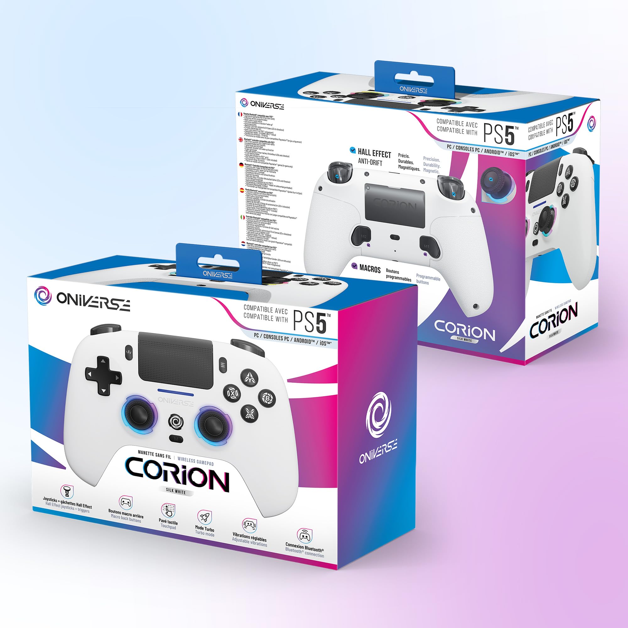 Oniverse Corion Joypad Wireless PS5 PC Hall Effect Macro