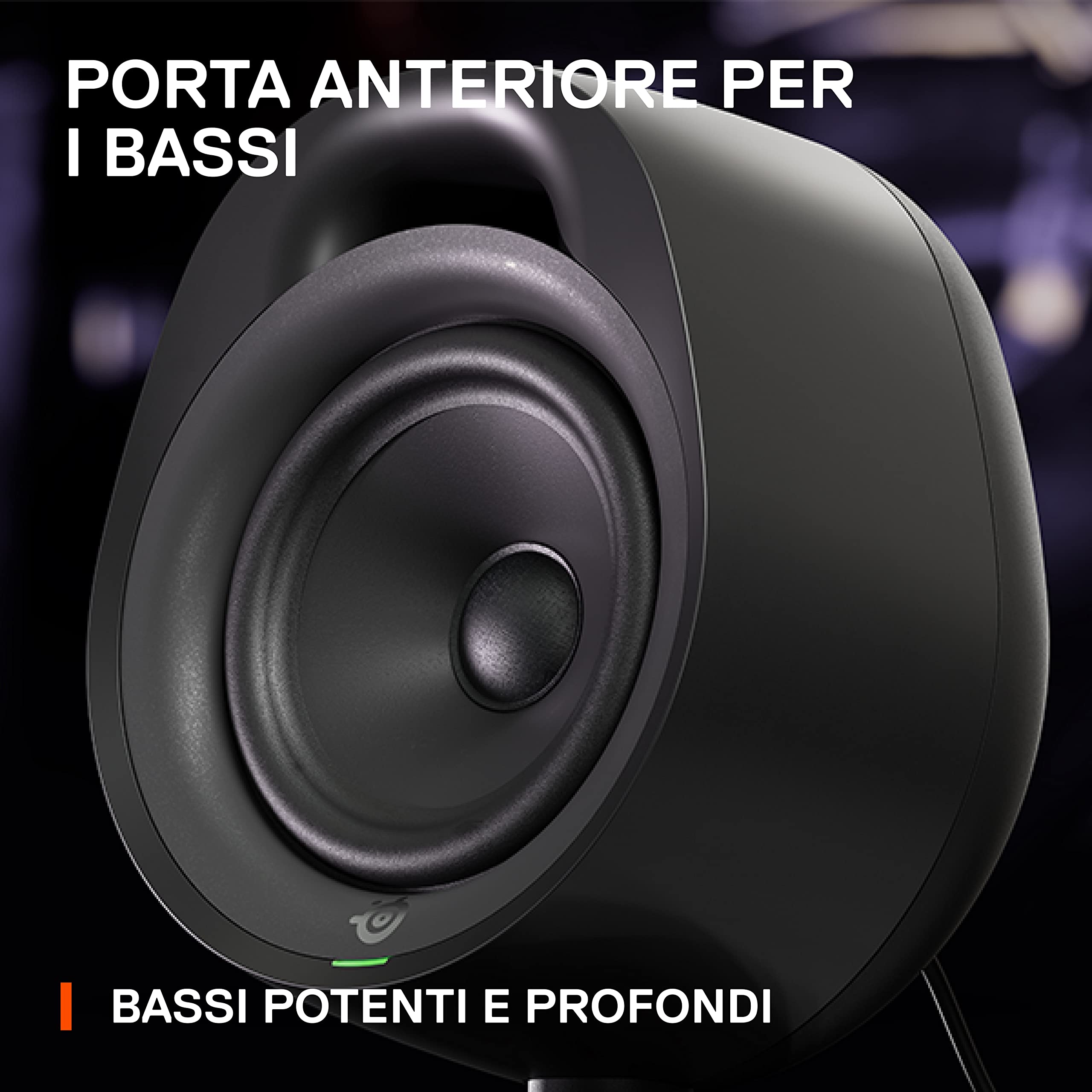 SteelSeries Arena 3 altoparlanti PC 2.0 Bluetooth neri