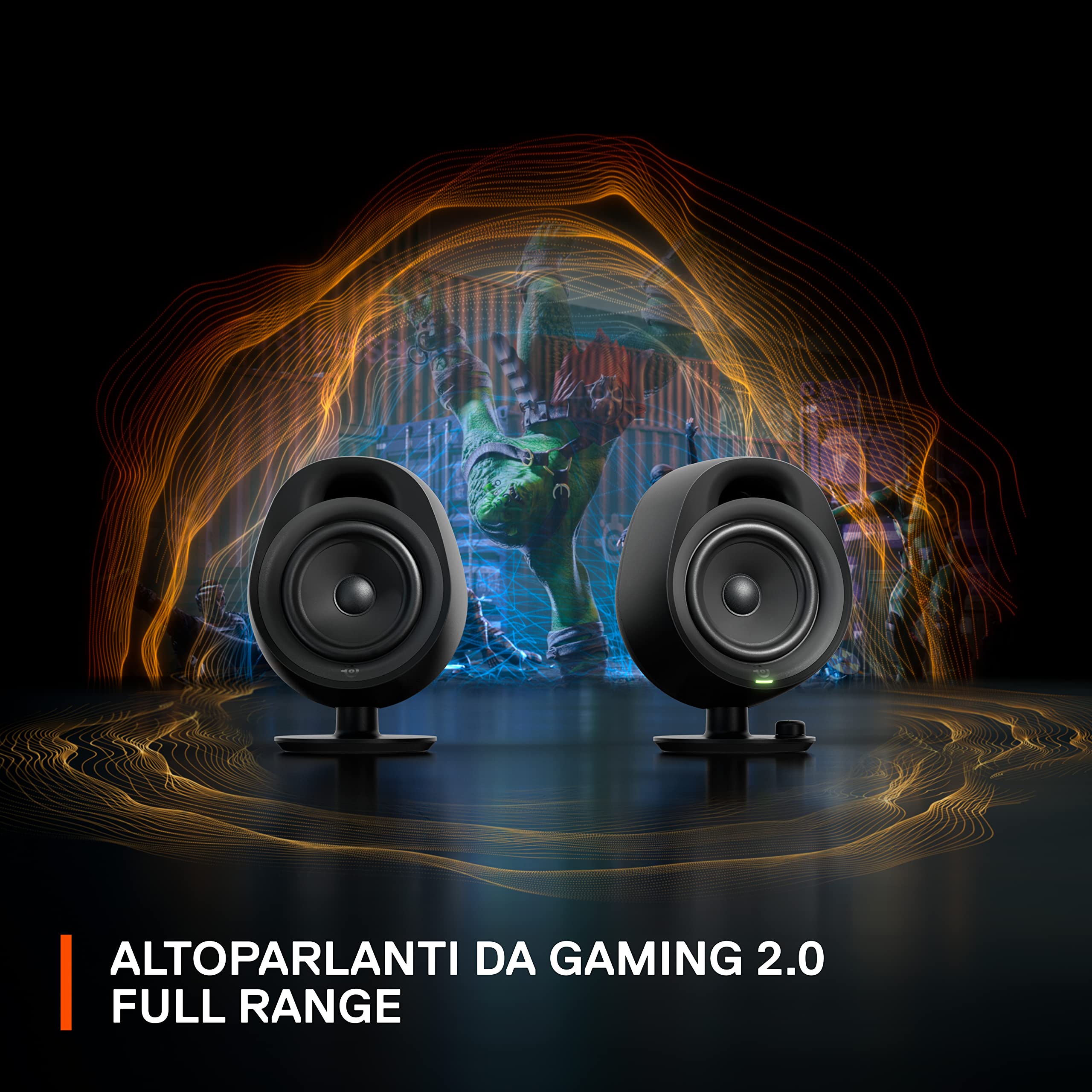 SteelSeries Arena 3 altoparlanti PC 2.0 Bluetooth neri