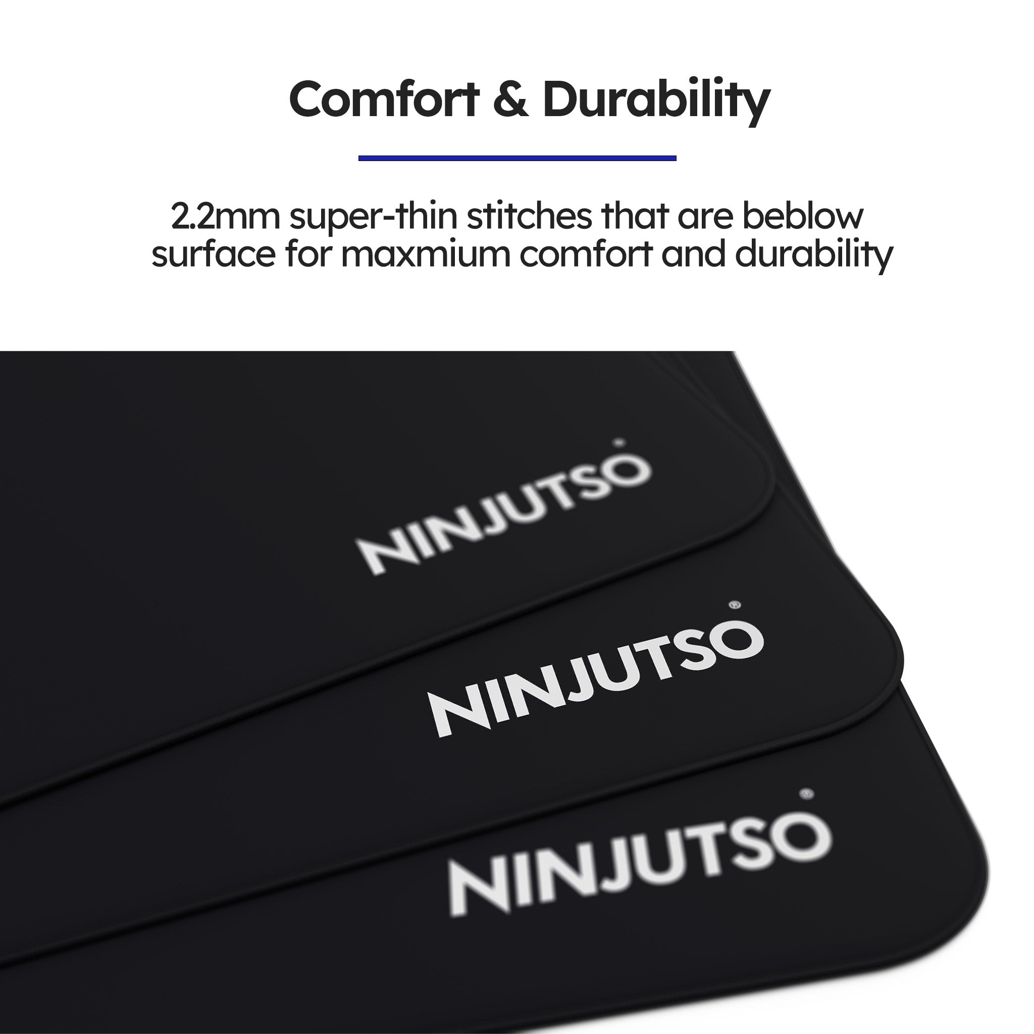 Ninjutso NPC Mousepad Tappetino Medium 360x300 Nero