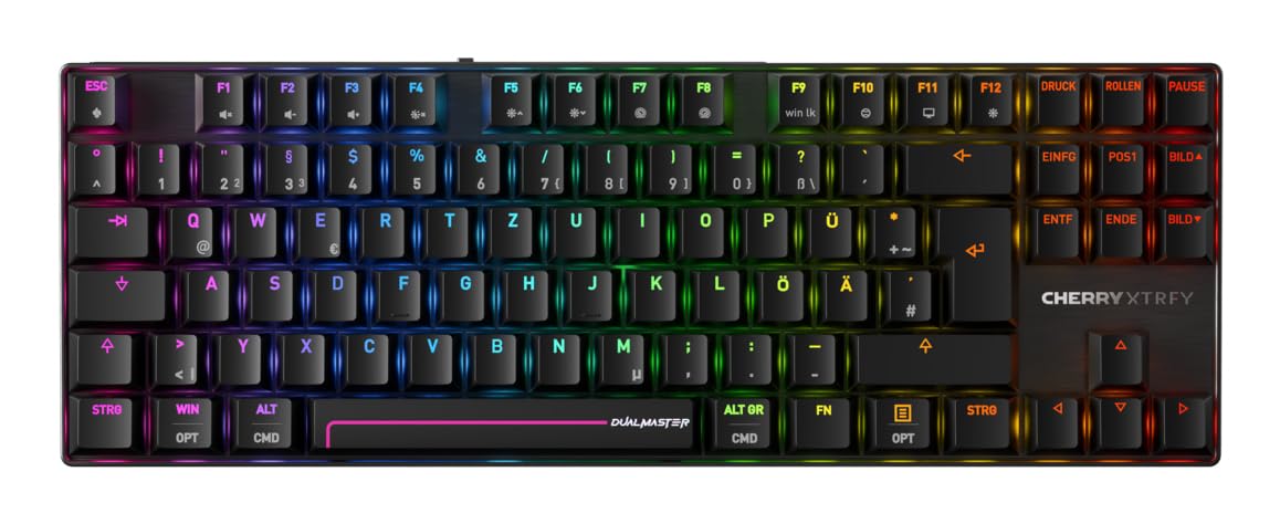 CHERRY XTRFY MX 8.2 Pro TMR Tastiera TKL Wireless QWERTZ Nero