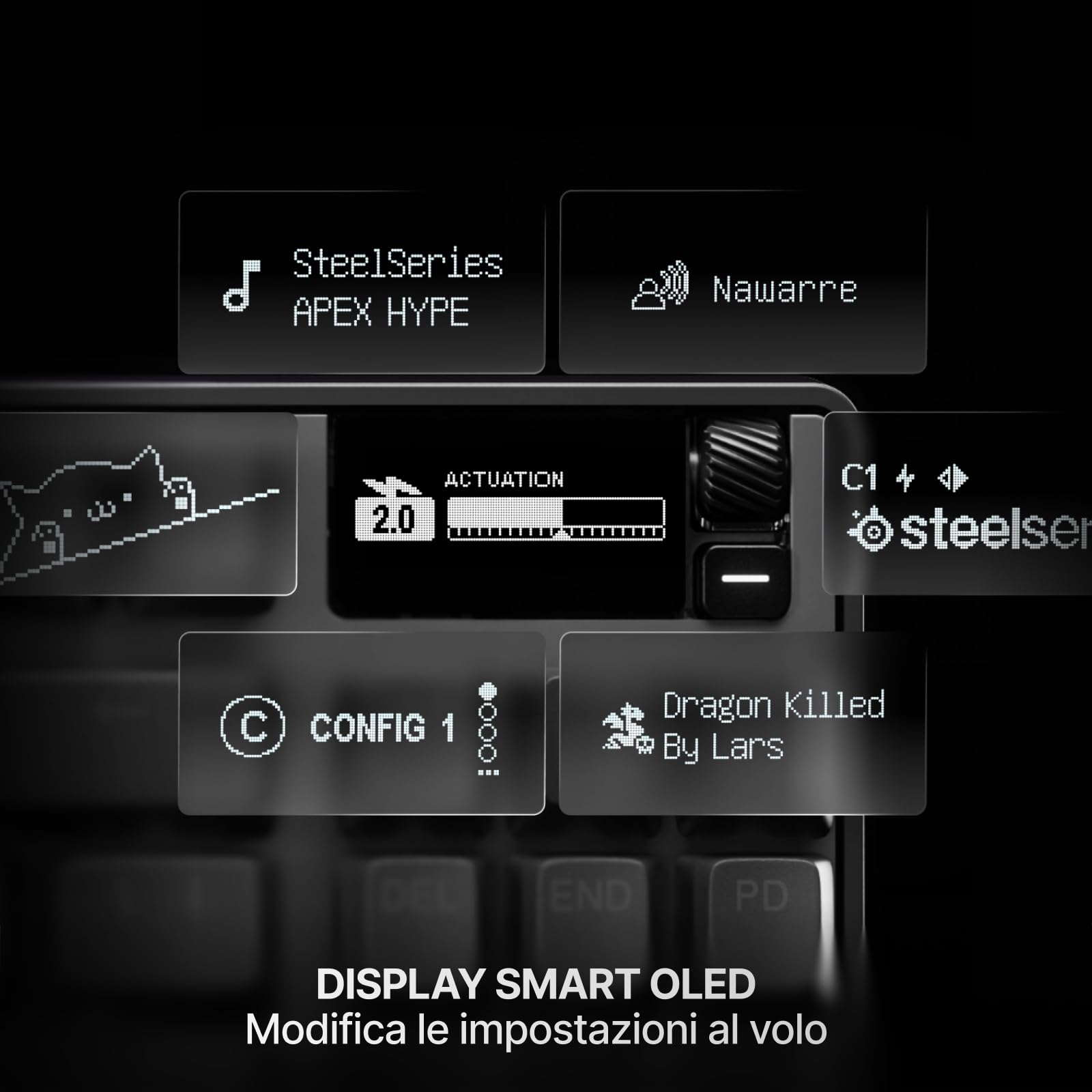 SteelSeries Apex Pro TKL Gen 3 tastiera gaming nera US QWERTY