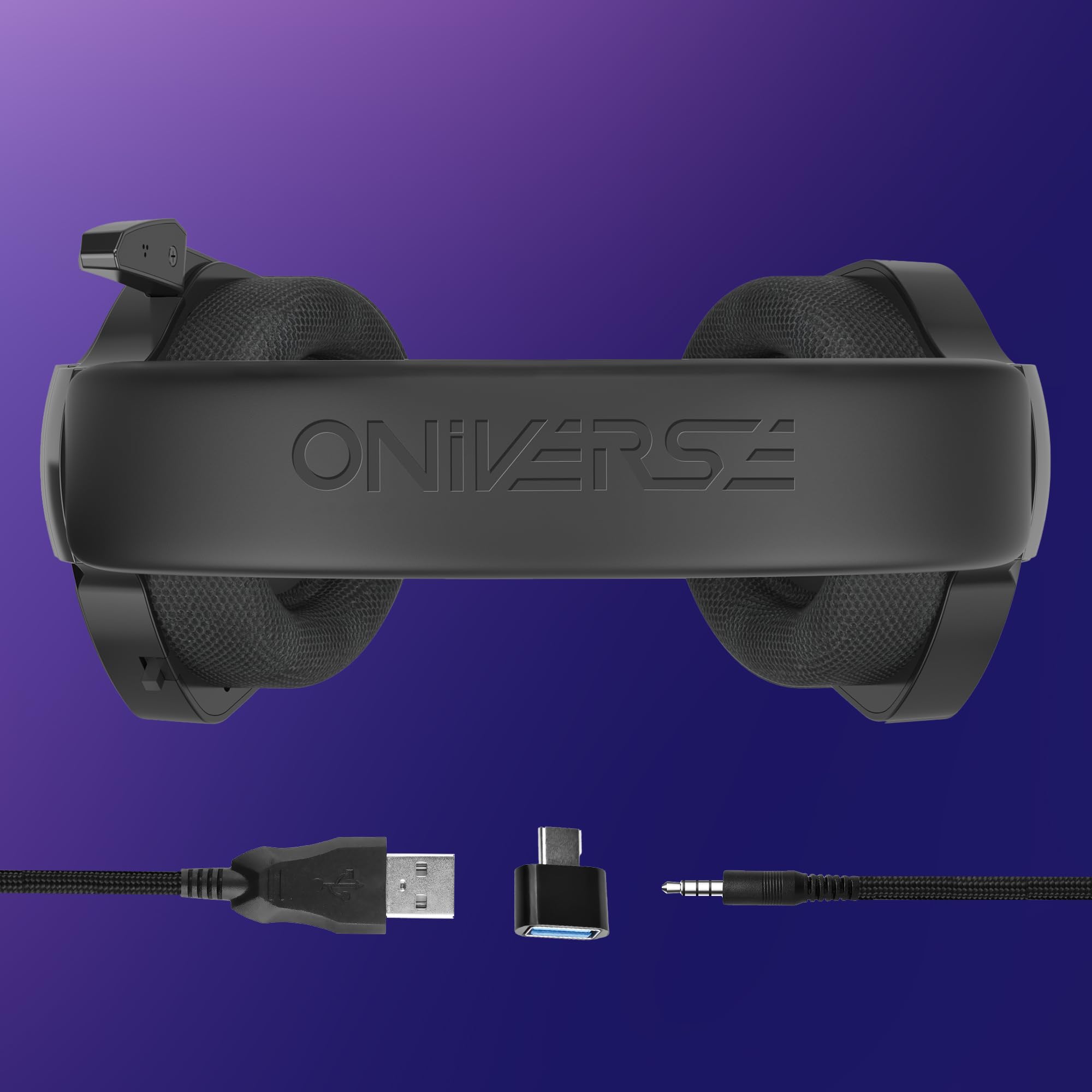 Oniverse Meteor Cuffie Gaming Cablate Carbon Jack 50mm