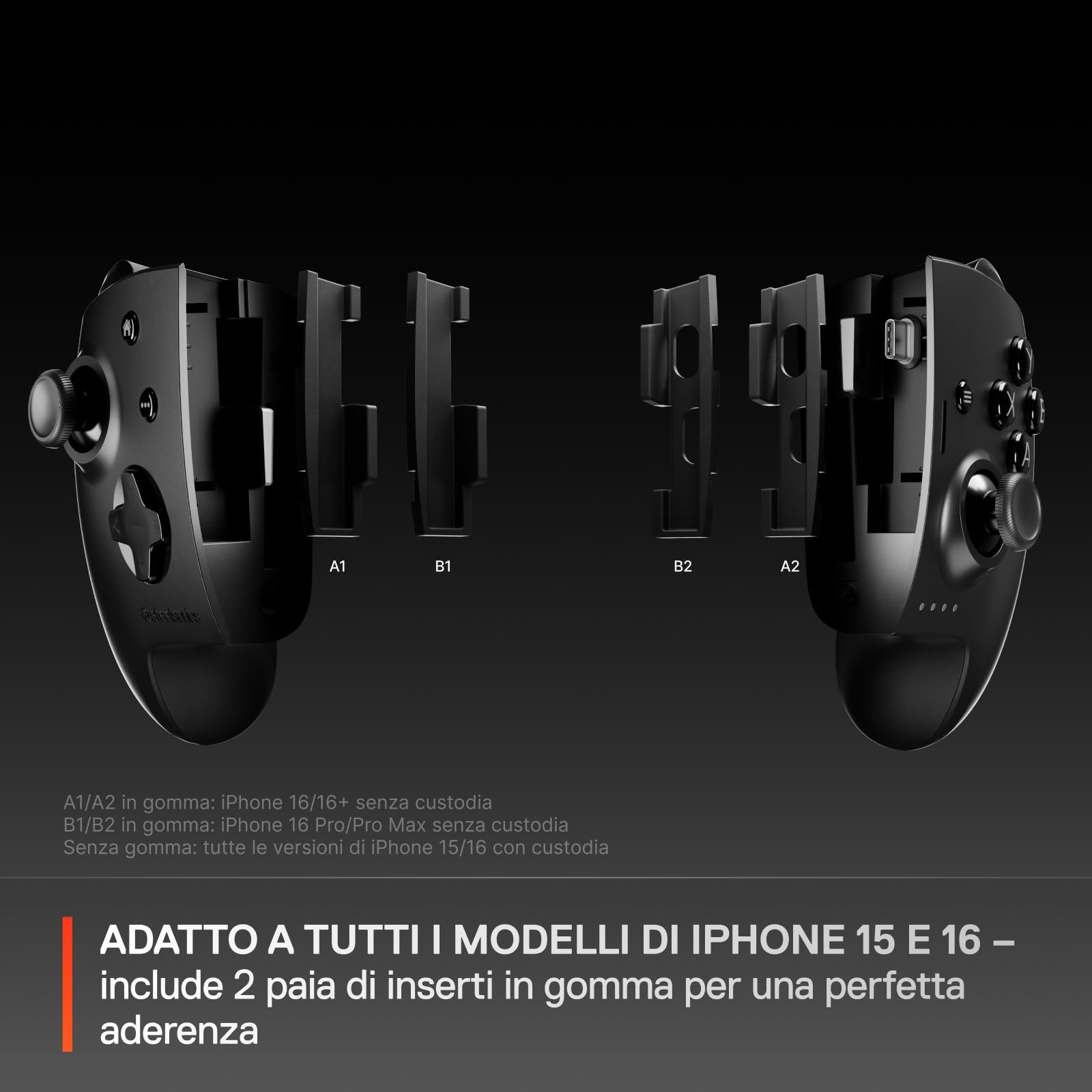 SteelSeries Nimbus Cloud Controller Wireless Bluetooth Hall PC
