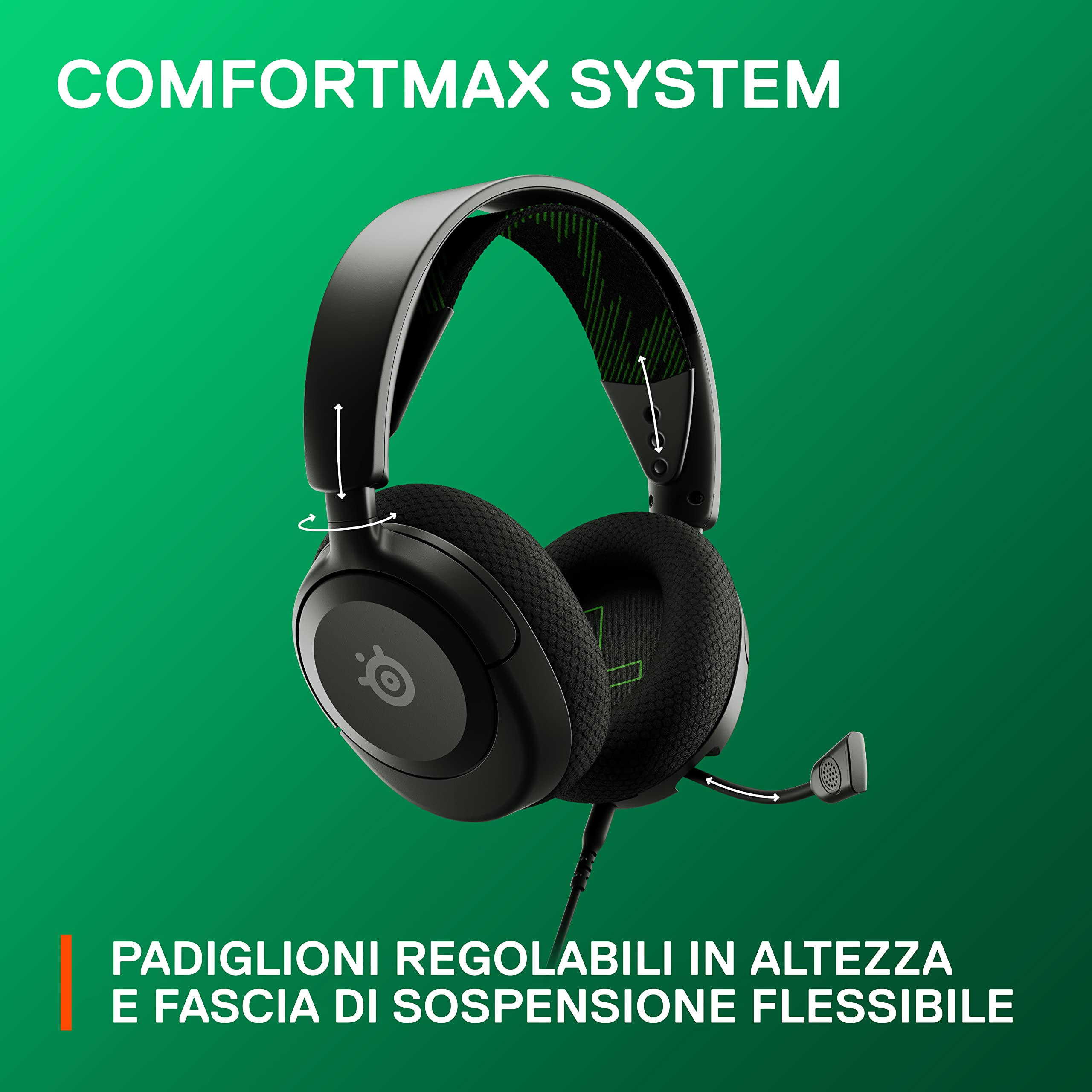 SteelSeries Arctis Nova 1X Cuffie Gaming Xbox PC Nere