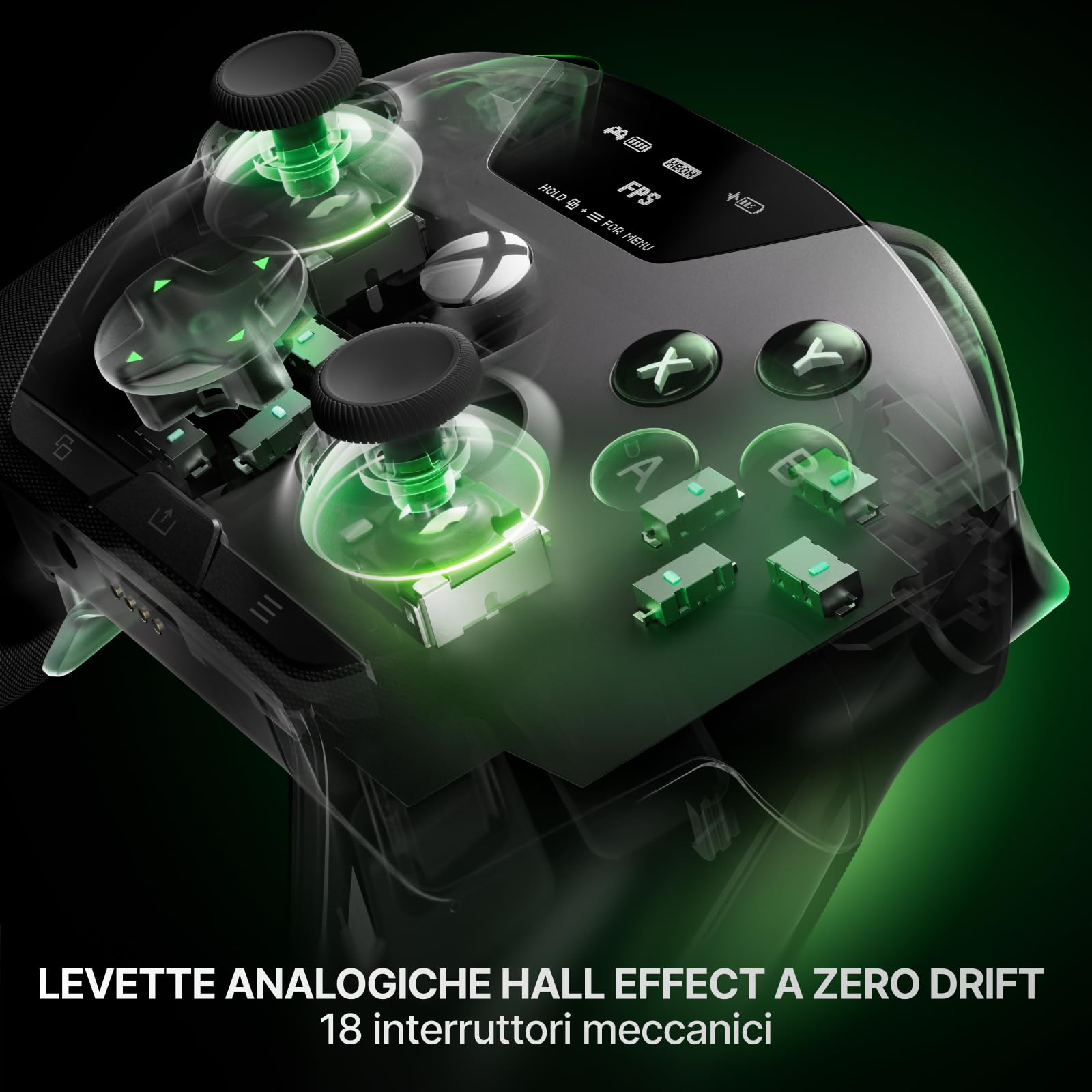 SteelSeries Aeon Pro Controller Wireless Nero Dock Hall Effect