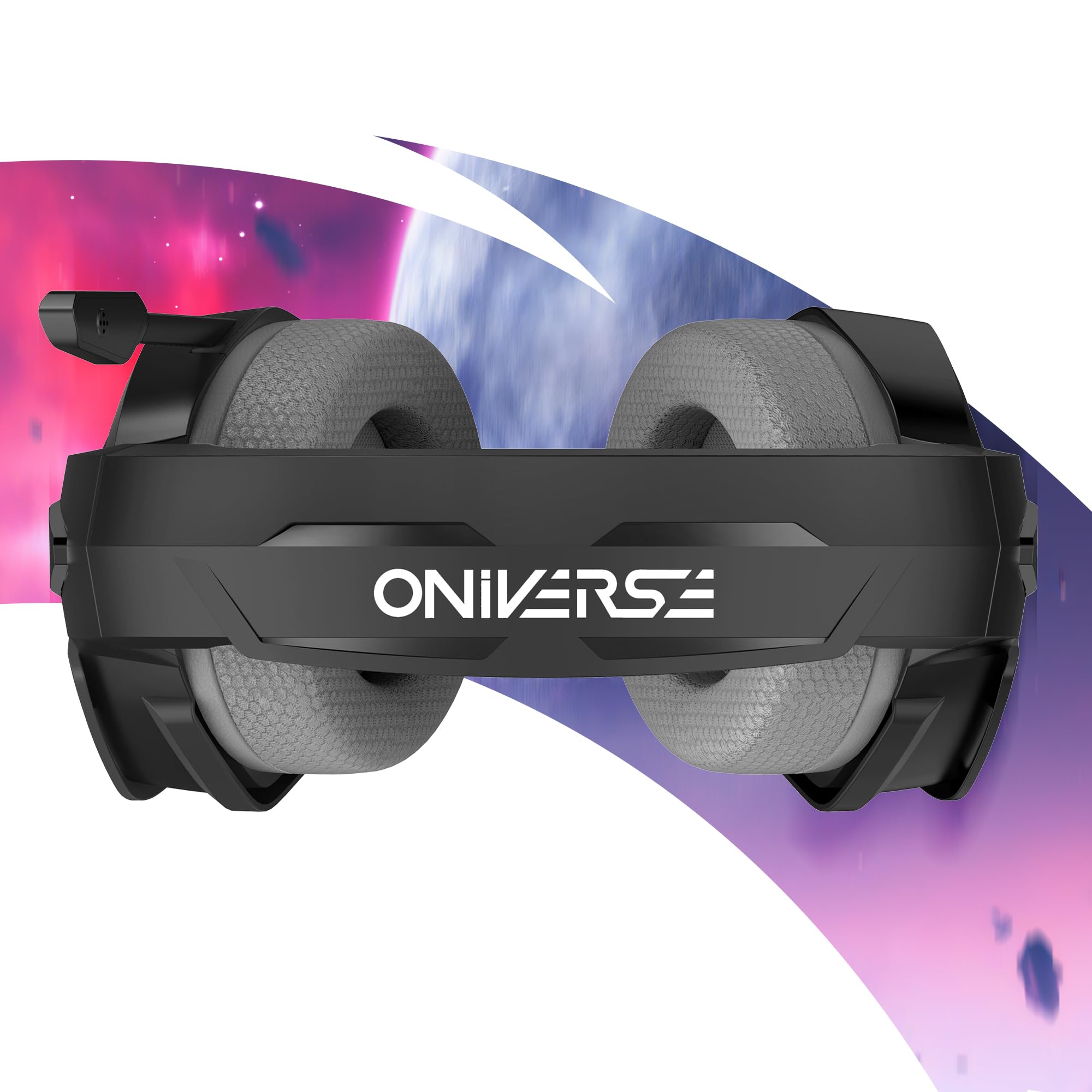 Oniverse Nebula Infinite Black cuffie gaming 50mm nere