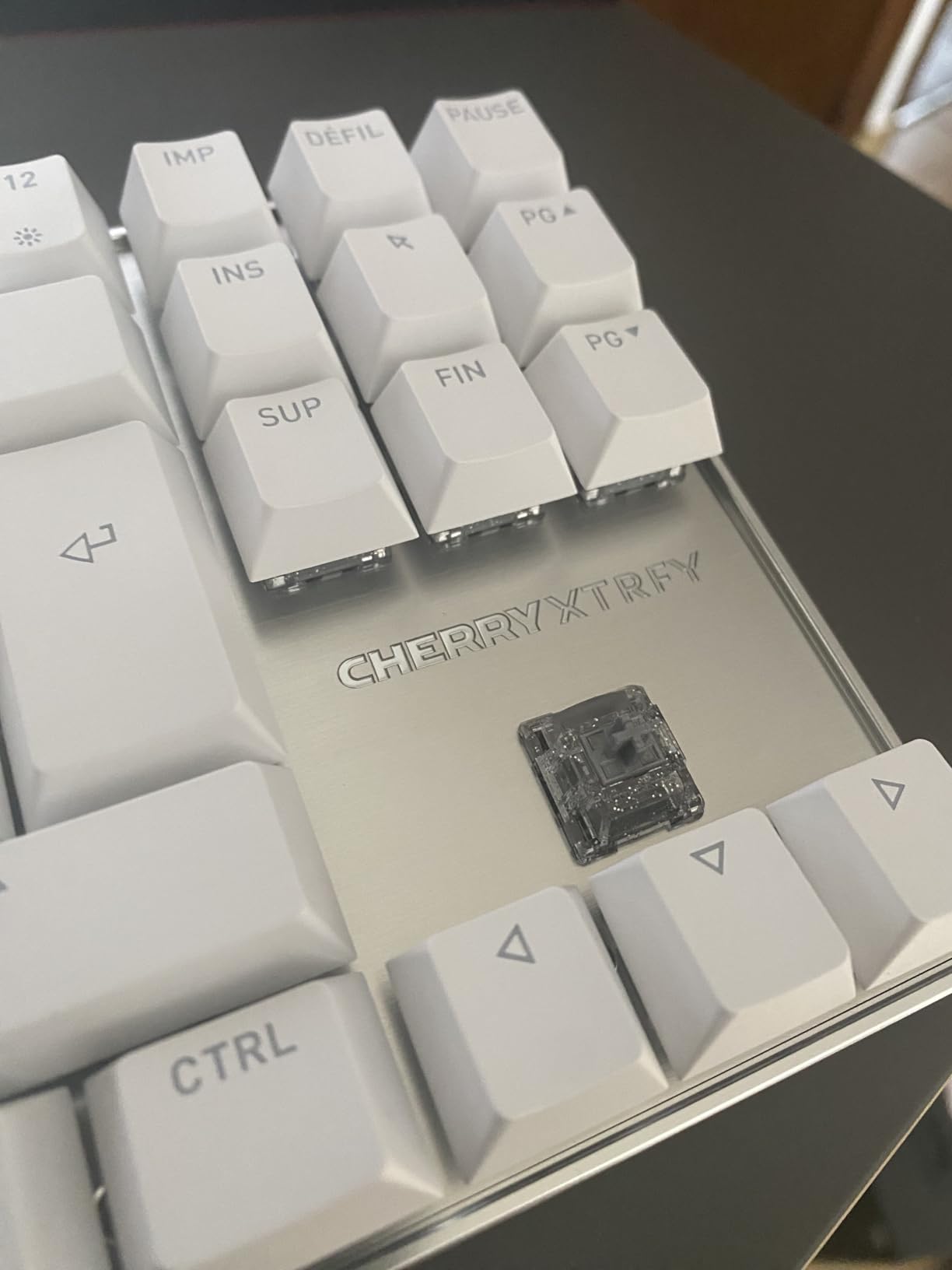 Cherry Xtrfy MX 8.2 Pro Tastiera Gaming TKL Bianca AZERTY