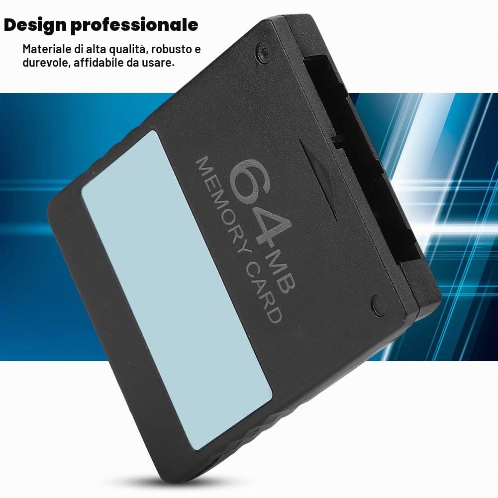 GOWENIC Memory Card 64MB Scheda Memoria PS2 FMCB Plug Play
