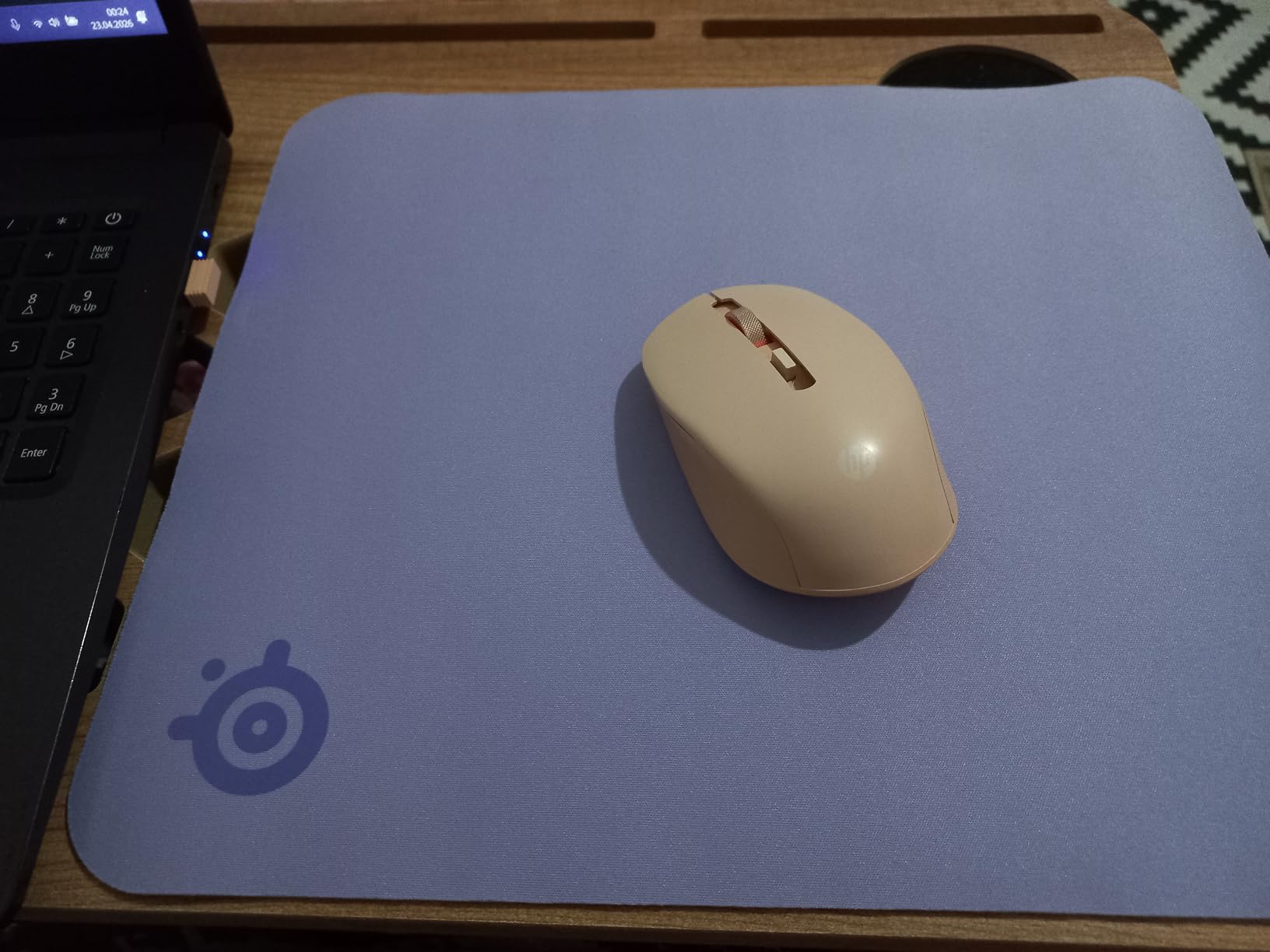 SteelSeries QcK Medium Tappetino gaming lavender 320x270 mm