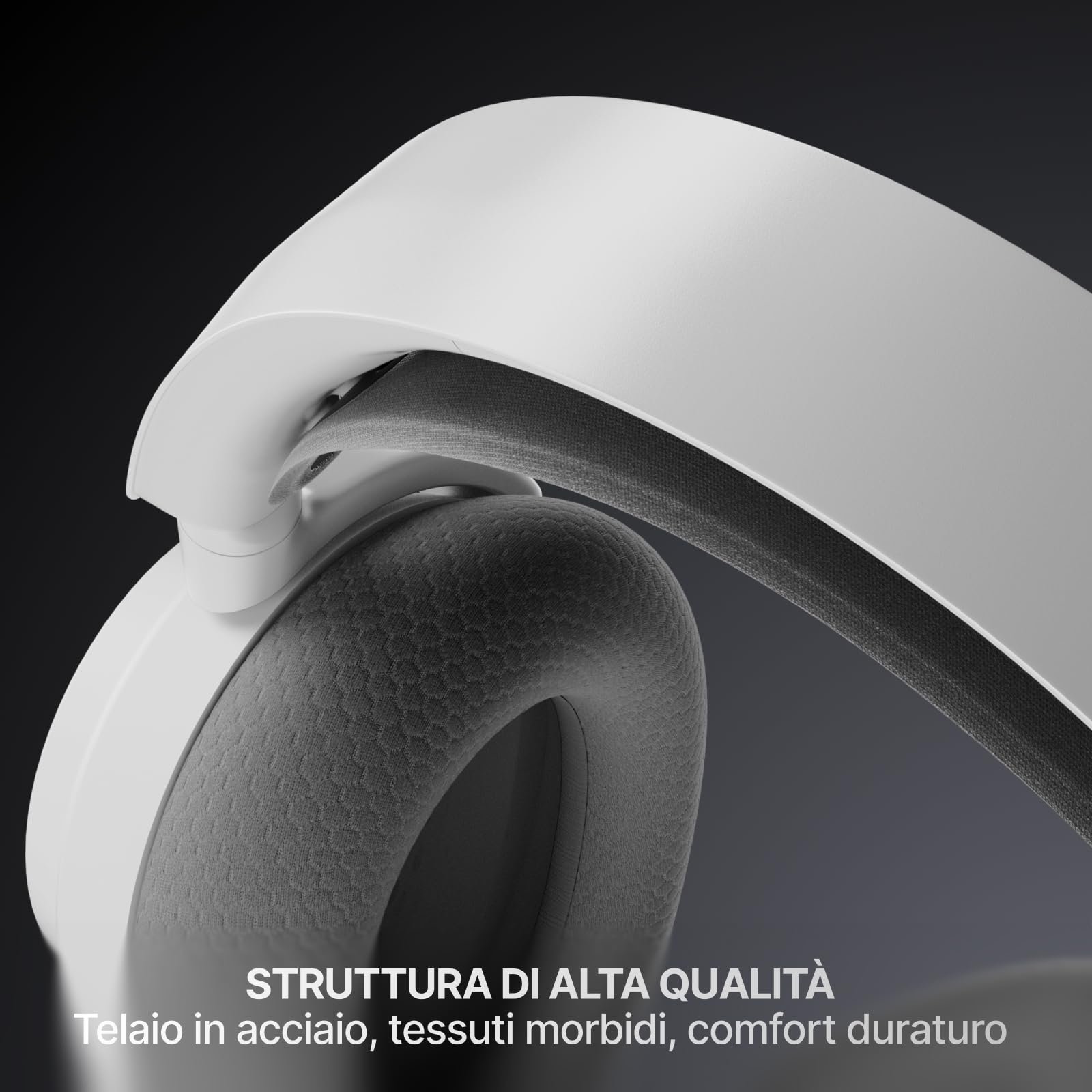 SteelSeries Arctis Nova 7 Gen 2 cuffie wireless bianche 50 ore