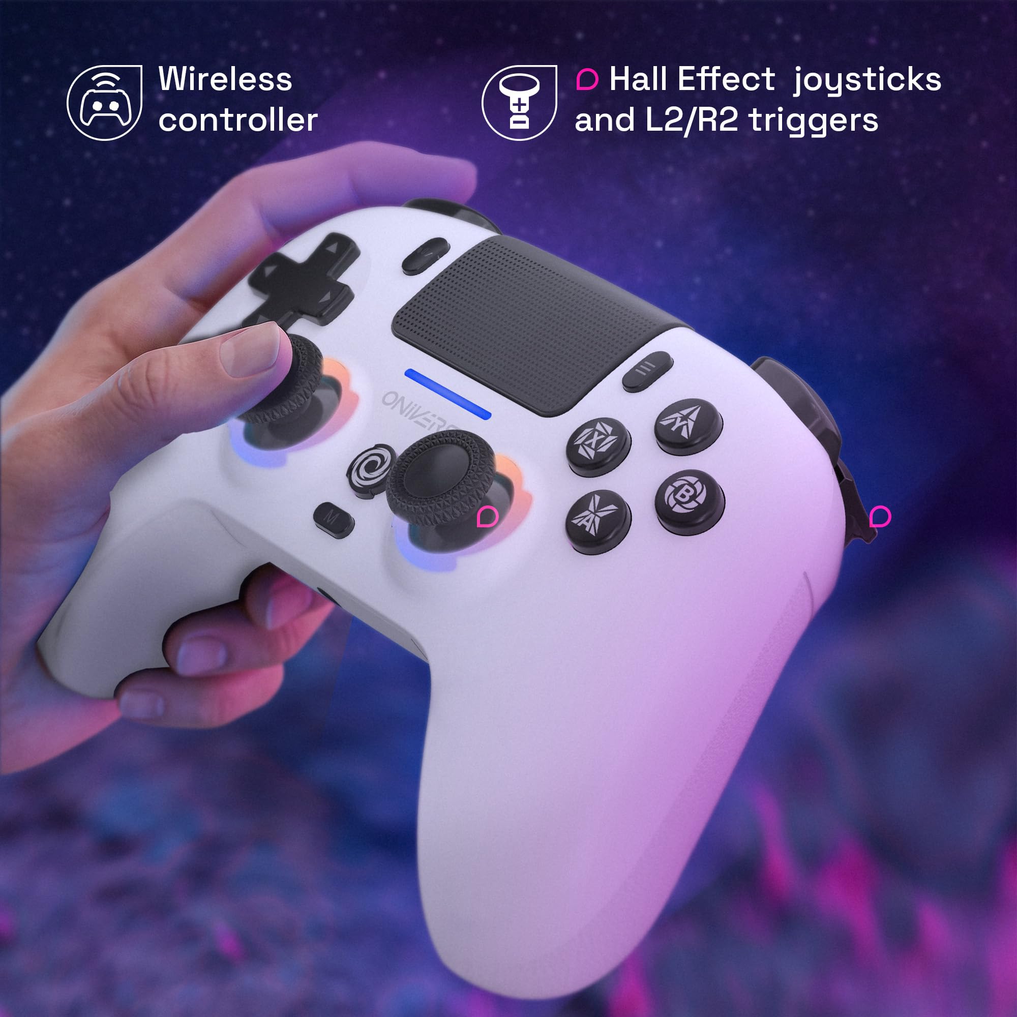 Oniverse Corion Joypad Wireless PS5 PC Hall Effect Macro