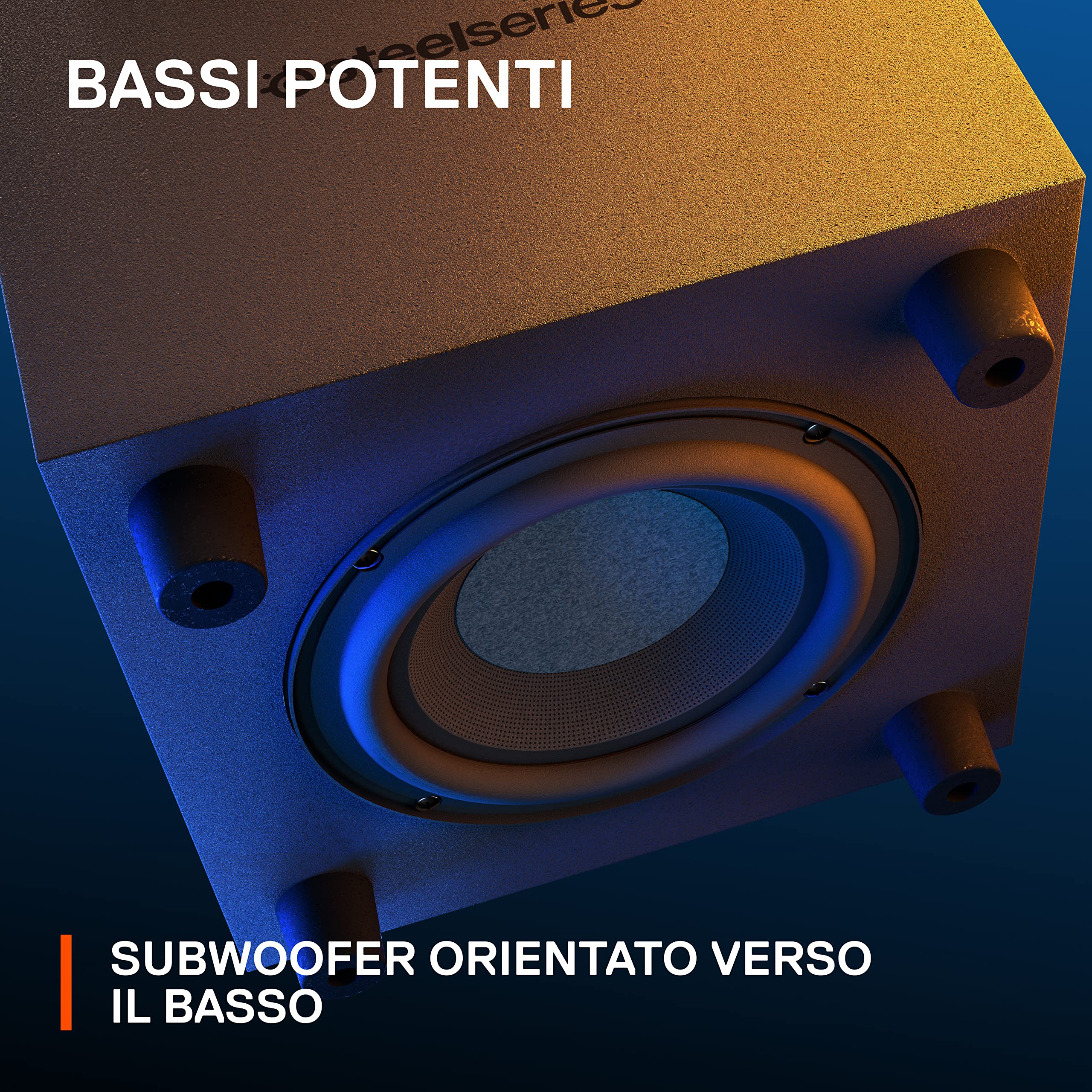 SteelSeries Arena 7 altoparlanti 2.1 RGB con subwoofer