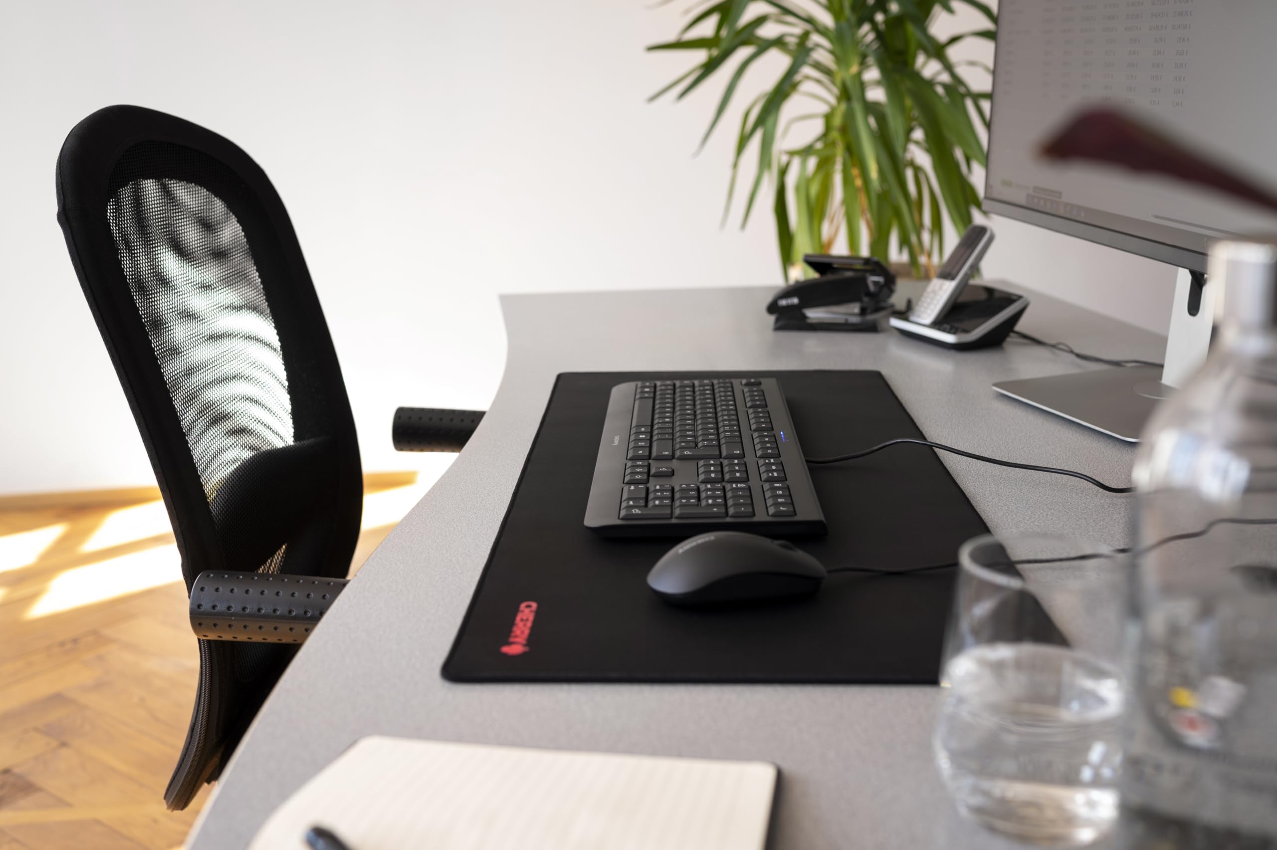 CHERRY MP 2000 Mousepad XXL 800x350 Nero Tessuto