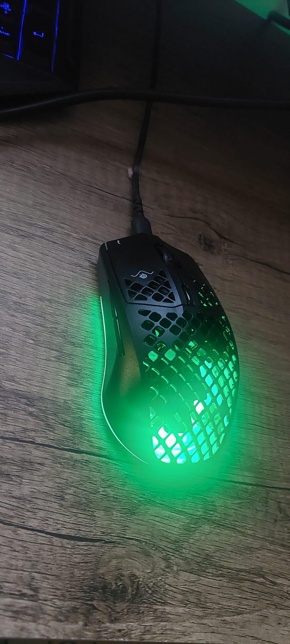 SteelSeries Aerox 3 Mouse Gaming Cablato 59g Snow Bianco