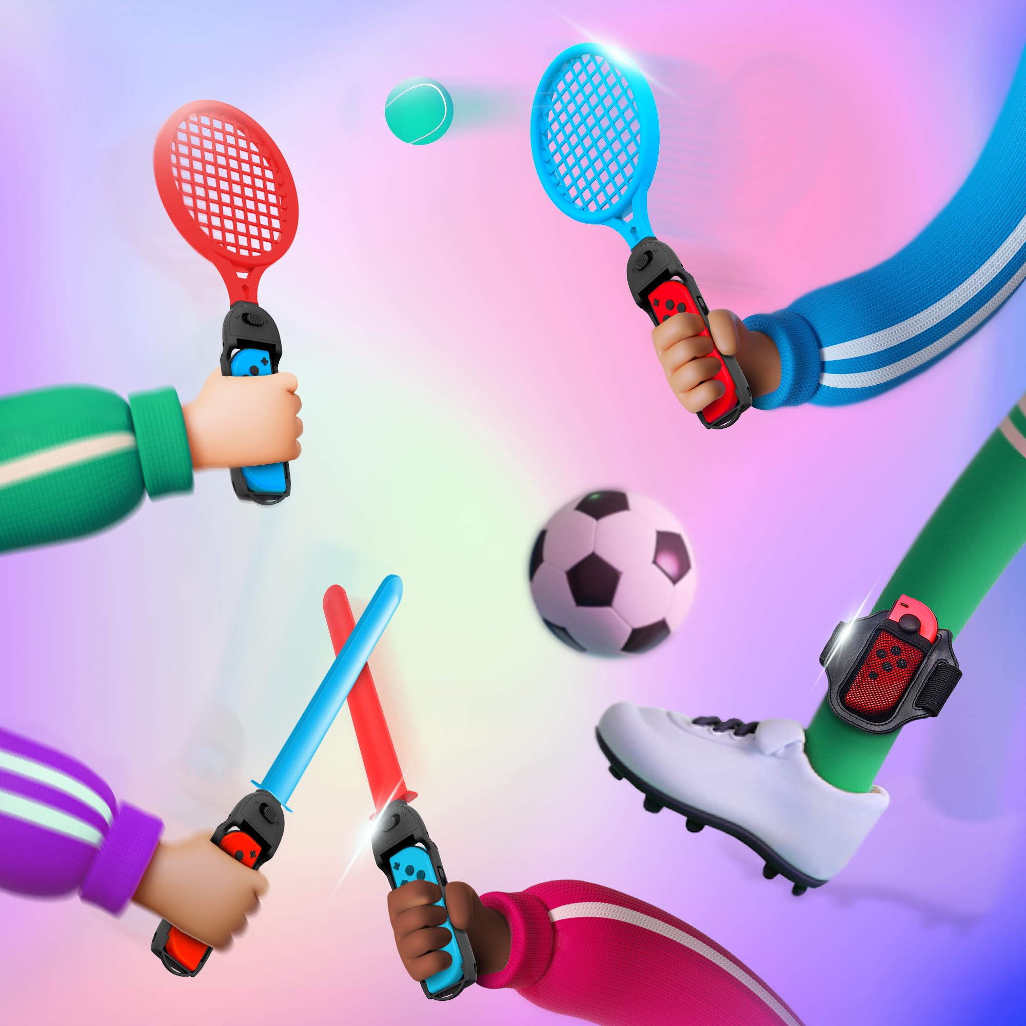 Oniverse Kit 12 in 1 Accessori Switch Sports Joy-Con
