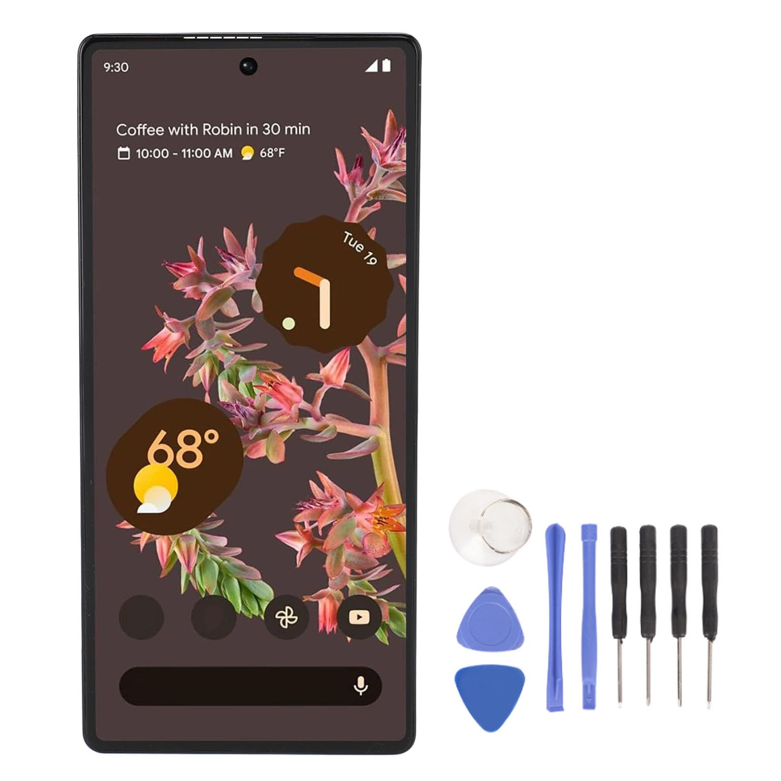 GOWENIC Schermo Ricambio Pixel 6 5G AMOLED Kit Utensili