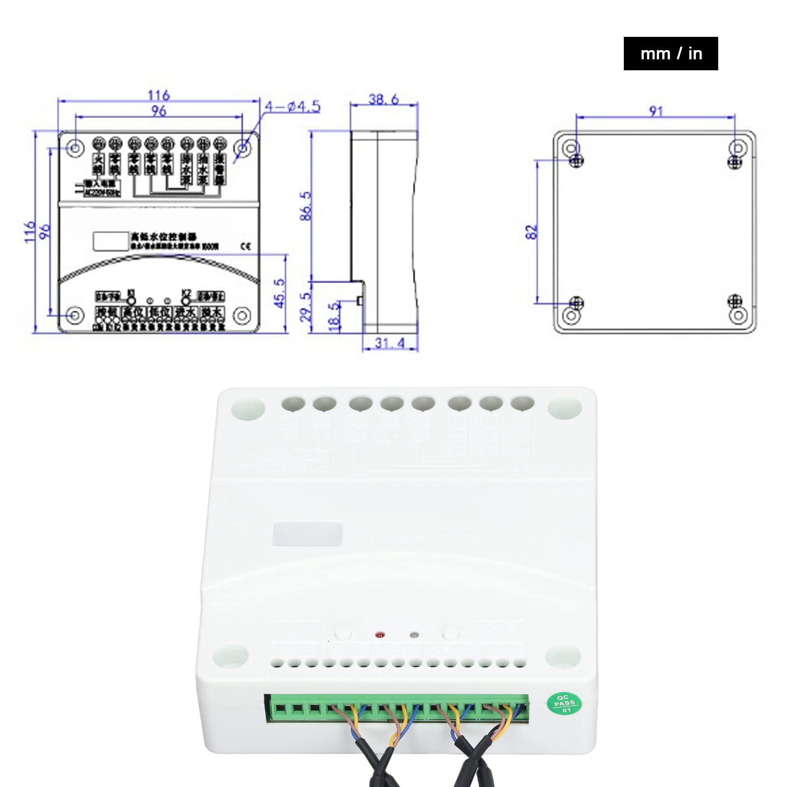 GOWENIC Controllore Livello Liquido Automatico Senza Contatto