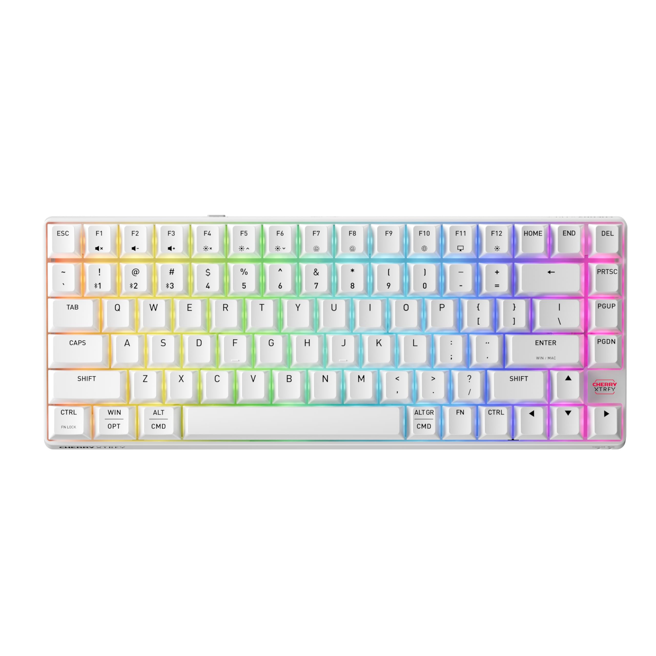Xtrfy K33 Compact Wireless tastiera gaming bianca RGB 75%