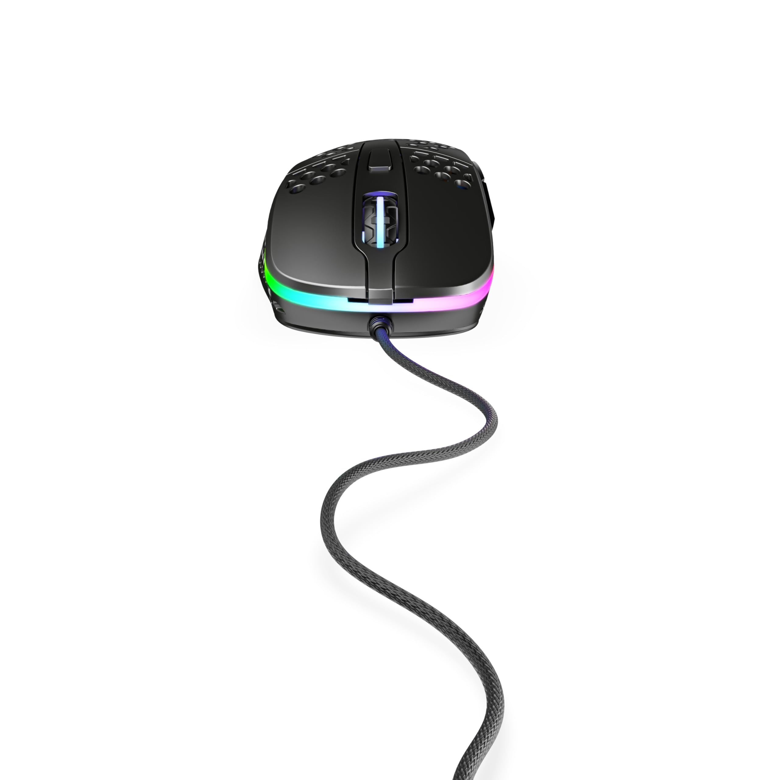 Xtrfy M4 RGB mouse gaming cablato nero ultraleggero