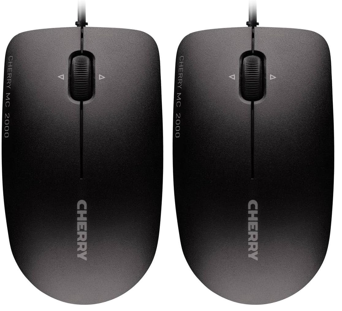 Cherry MC 2000 mouse ufficio con filo bianco-grigio 1600 dpi