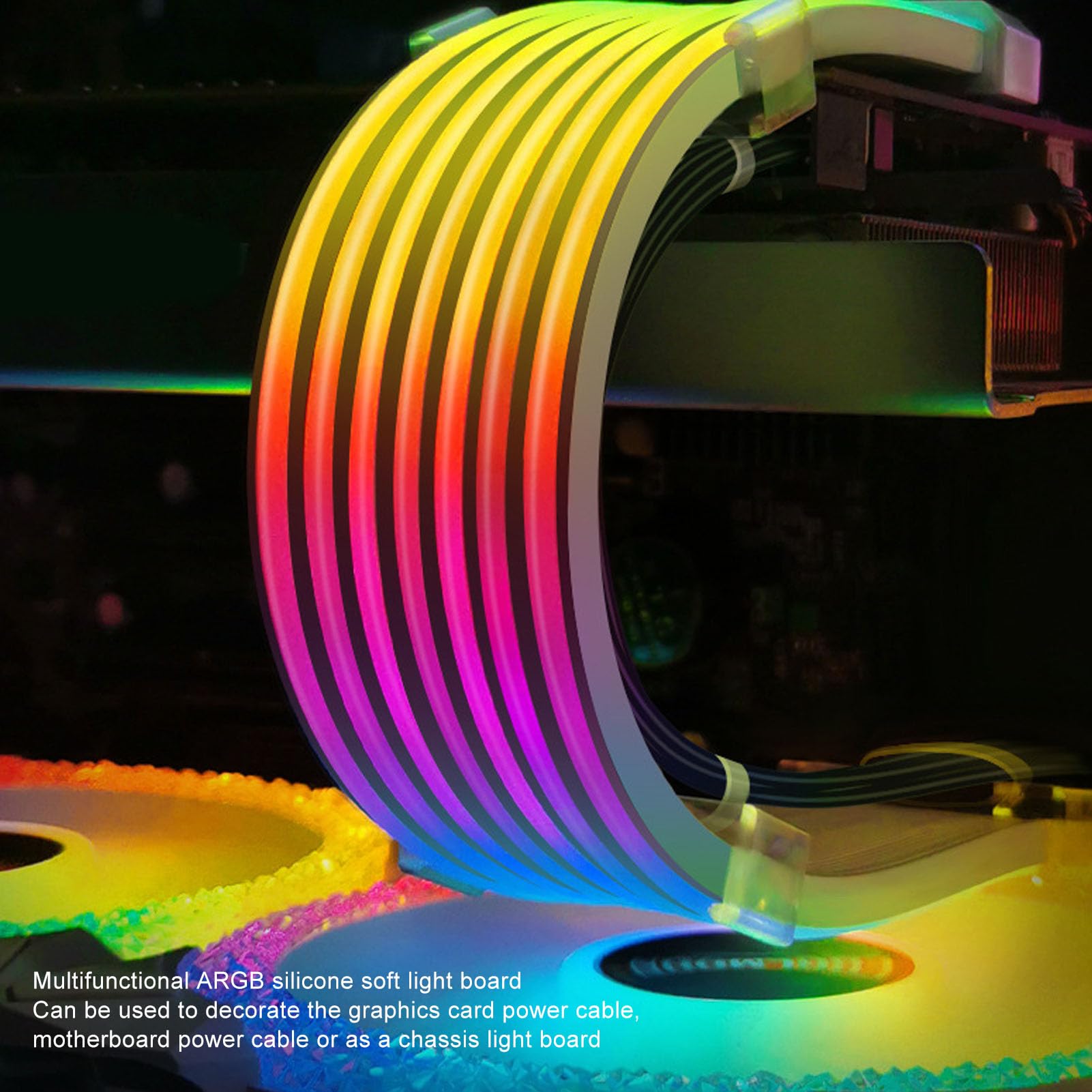 Gowenic Coolmoon AL300 cavo RGB alimentazione PC ARGB