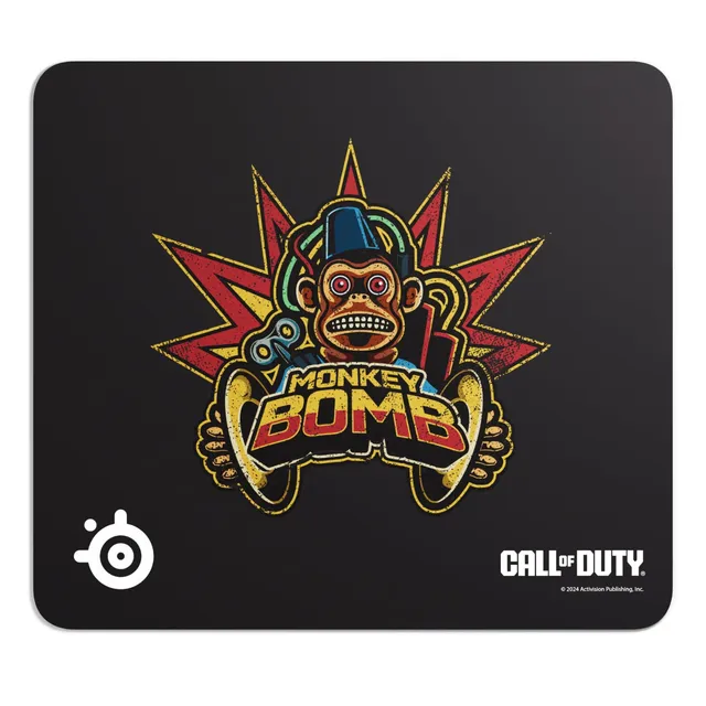 SteelSeries QcK L tappetino mouse Monkey Bomb Call of Duty