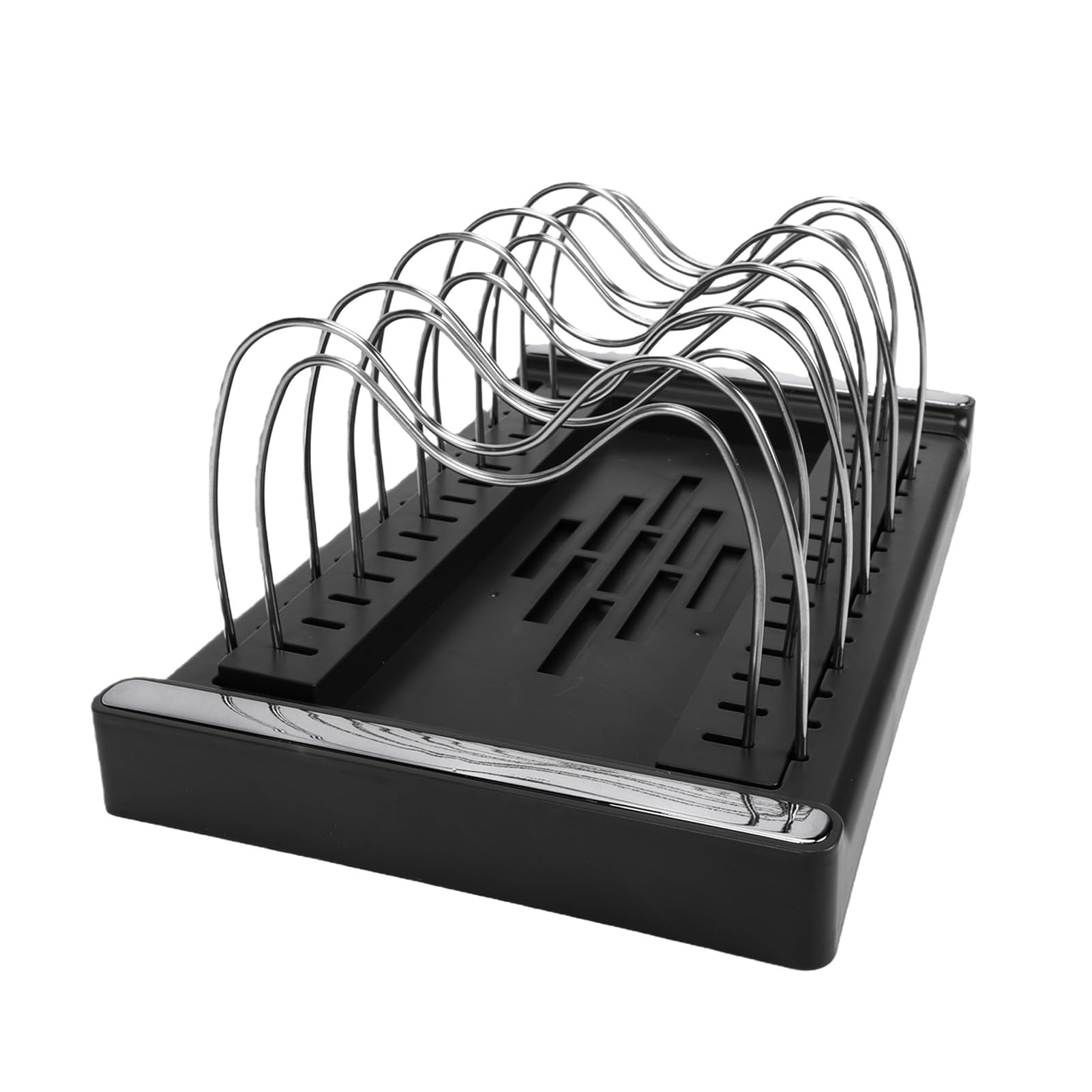 GOWENIC Scolapiatti Espandibile 30-56 cm Plastica 11 Pezzi
