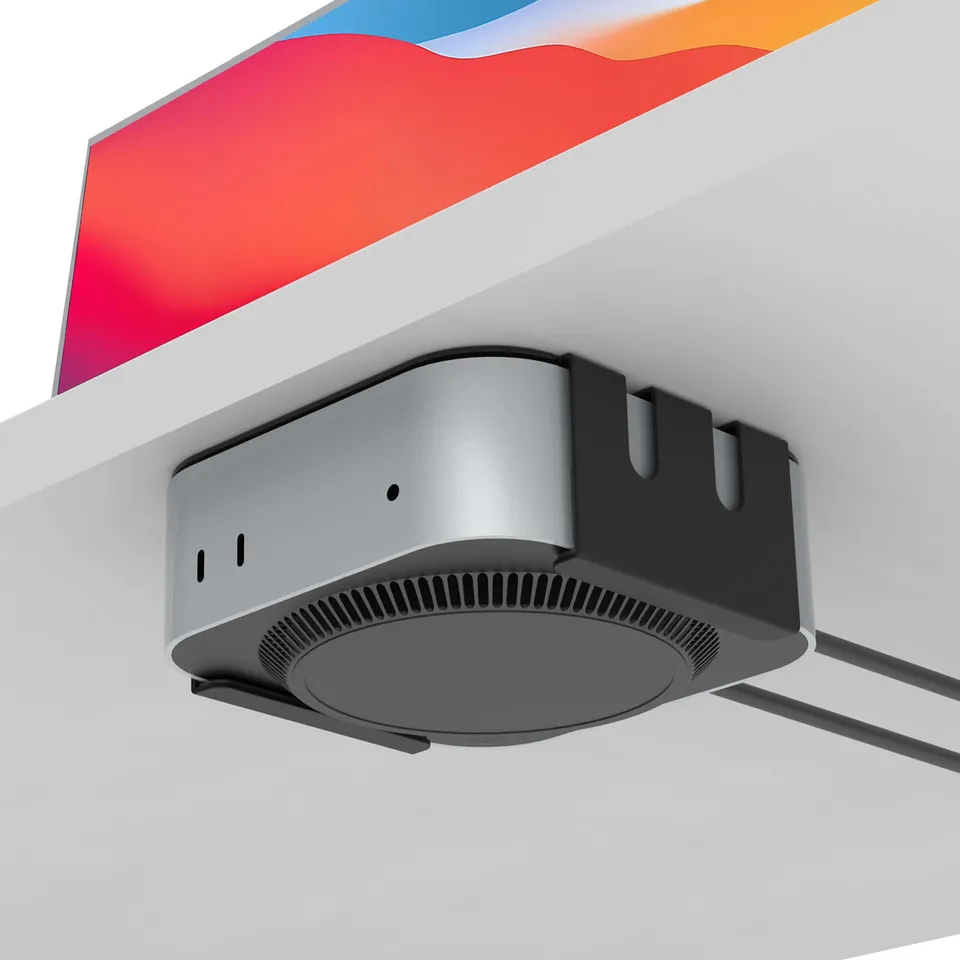 Monzlteck CPU Mount supporto Mac Mini M4 sotto scrivania
