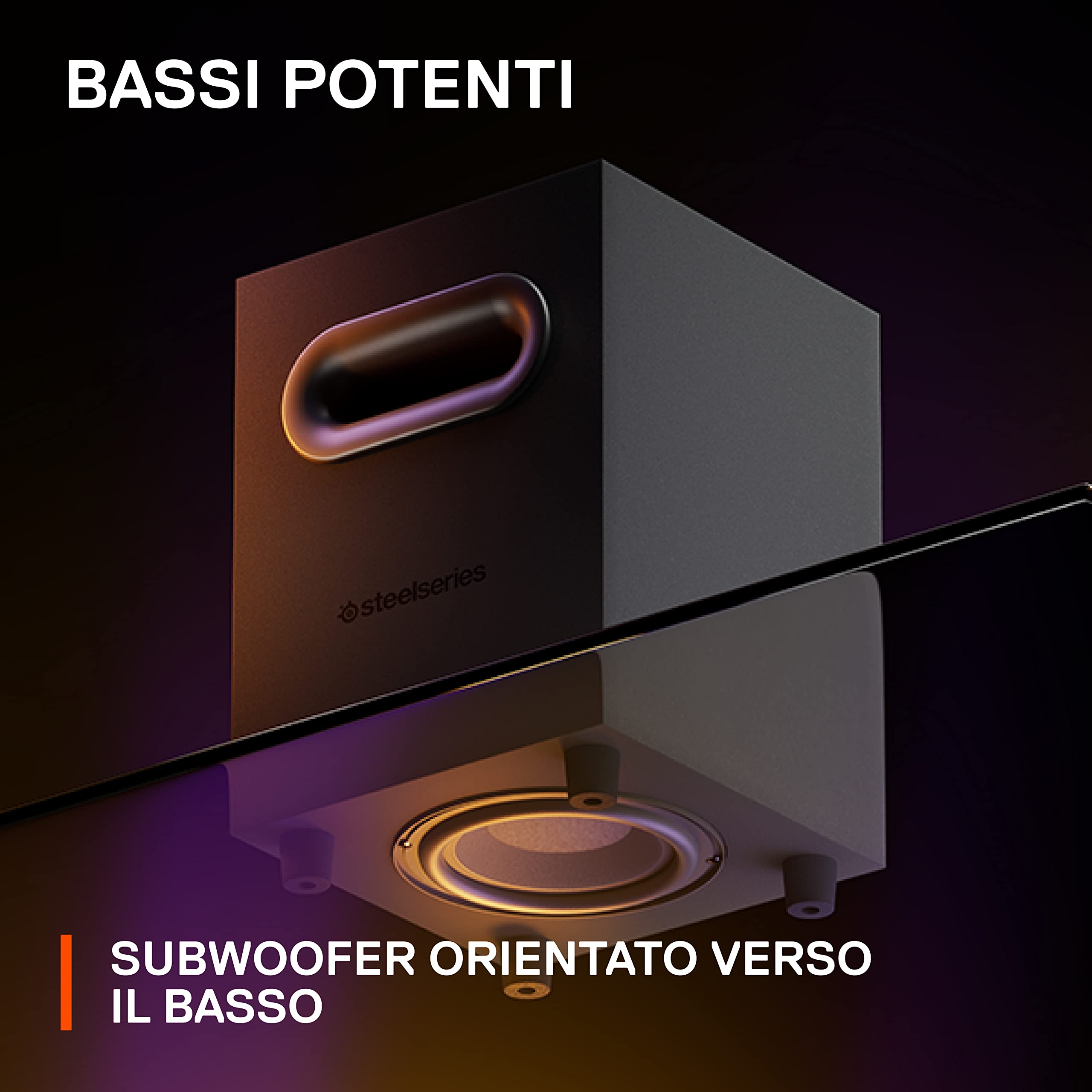 SteelSeries Arena 9 altoparlanti 5.1 RGB subwoofer USB