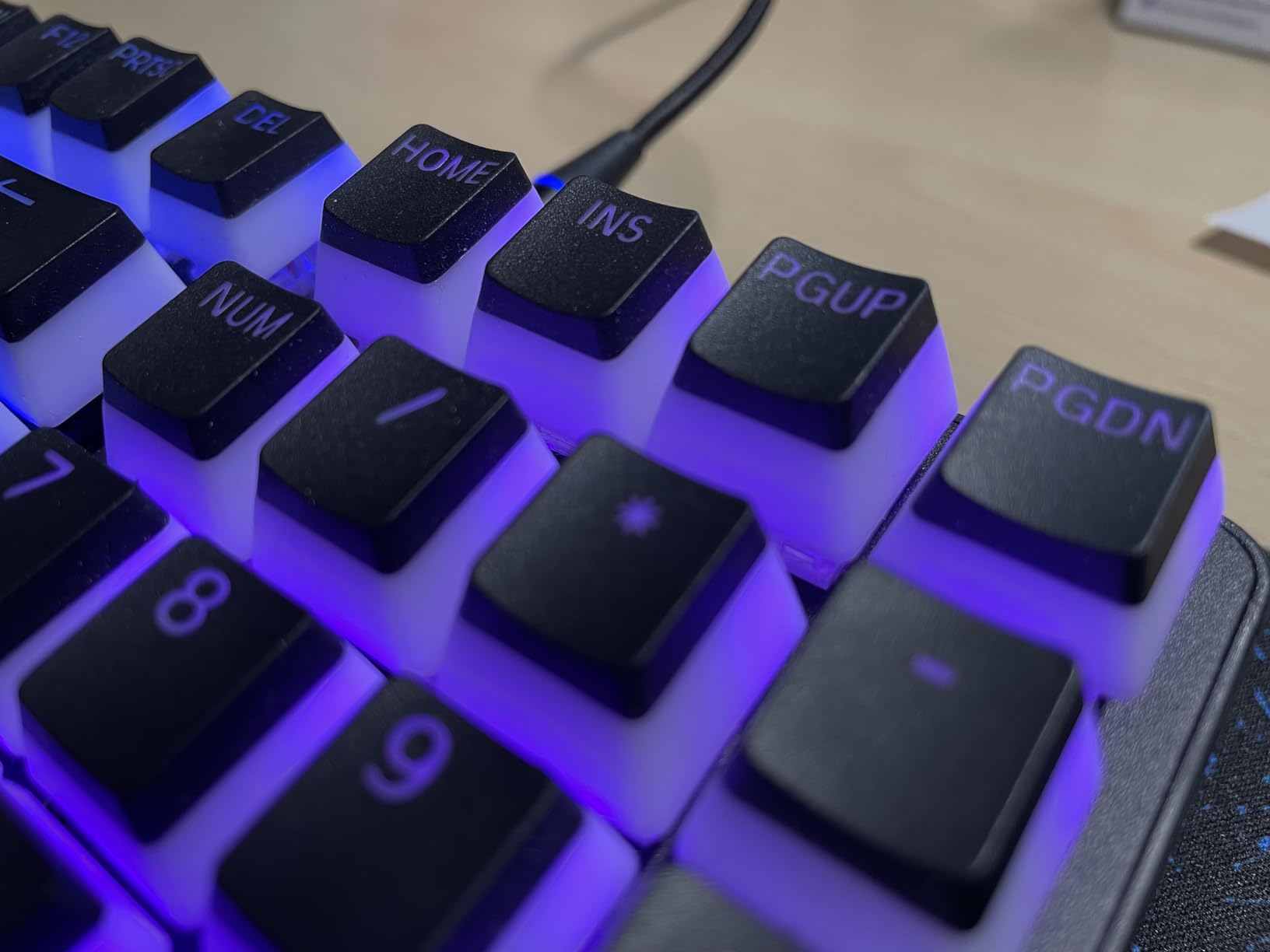 SteelSeries PrismCaps Copritasti Pudding PBT Neri UK