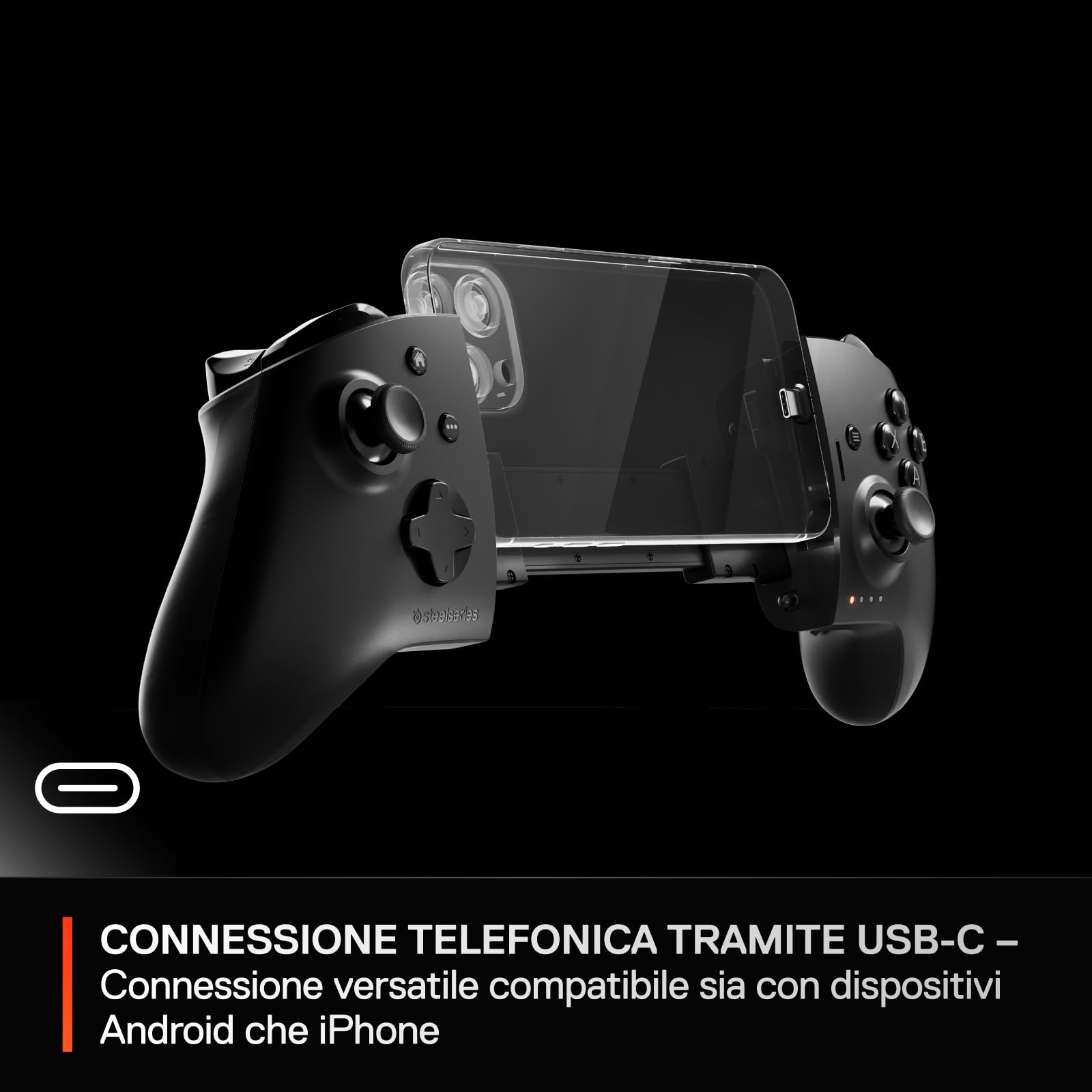 SteelSeries Nimbus Cloud Controller Wireless Bluetooth Hall PC
