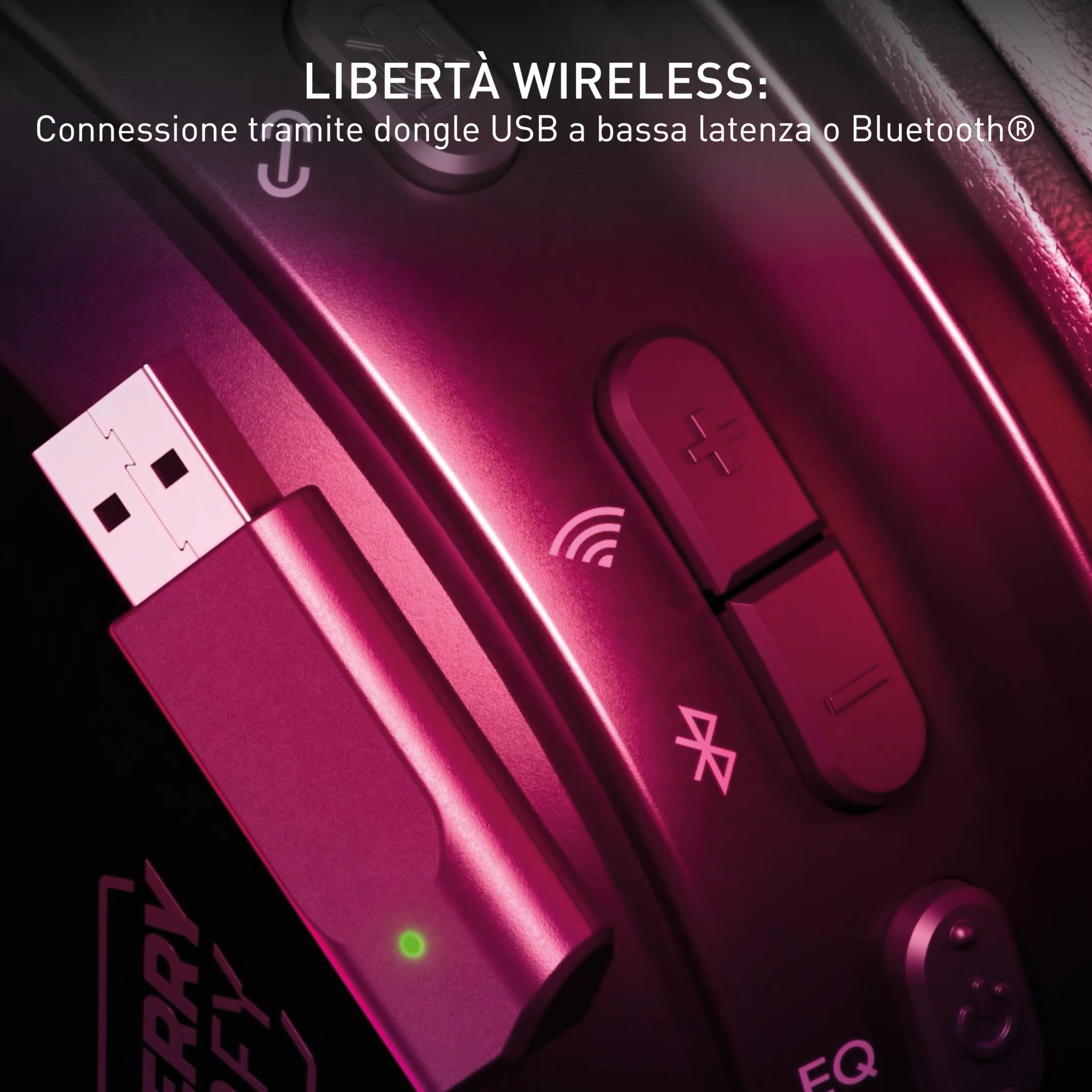 Xtrfy H3 Wireless Cuffie Gaming Nere Bluetooth 100 Ore