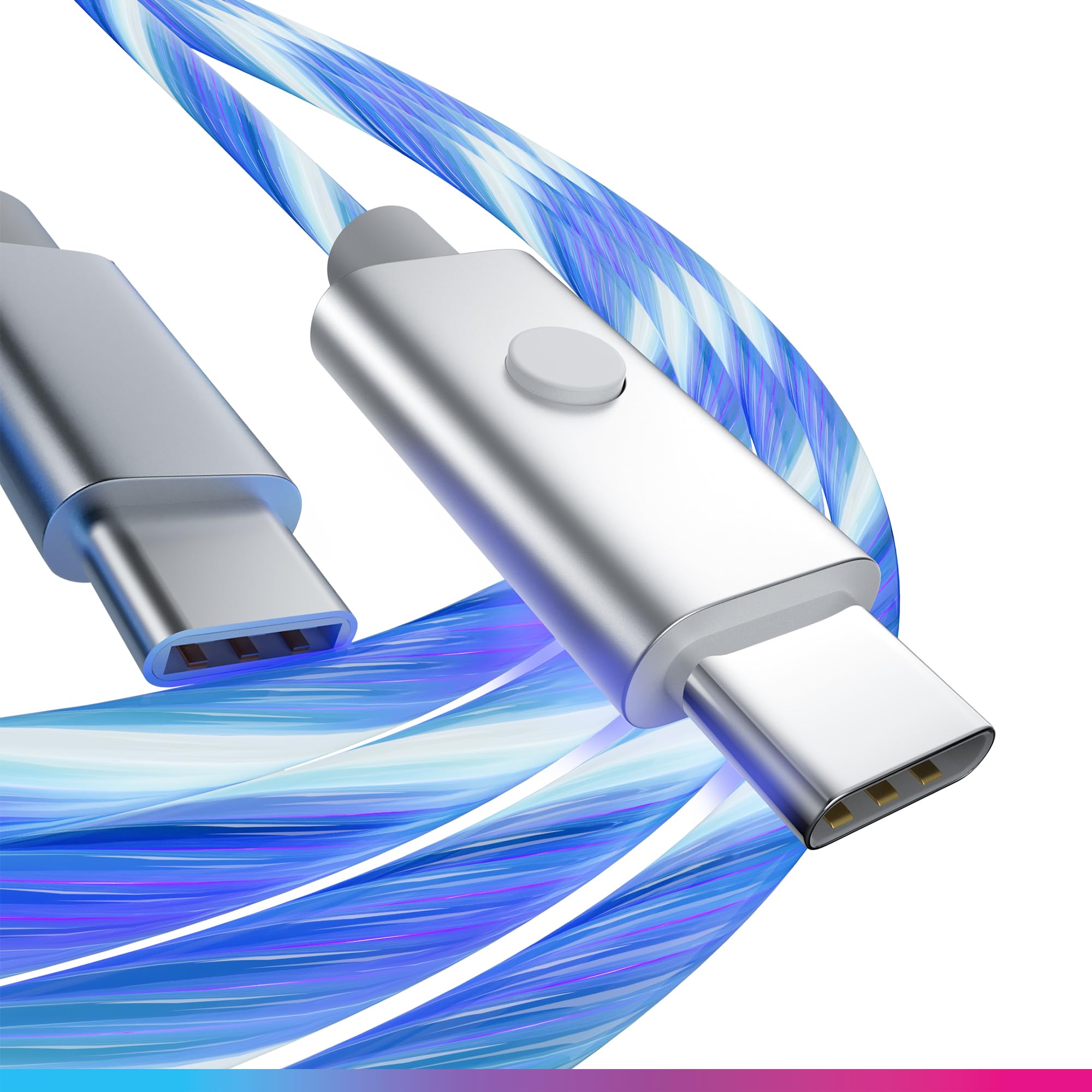 Oniverse Cavo USB-C LED Ricarica Rapida 2m Controller PS5