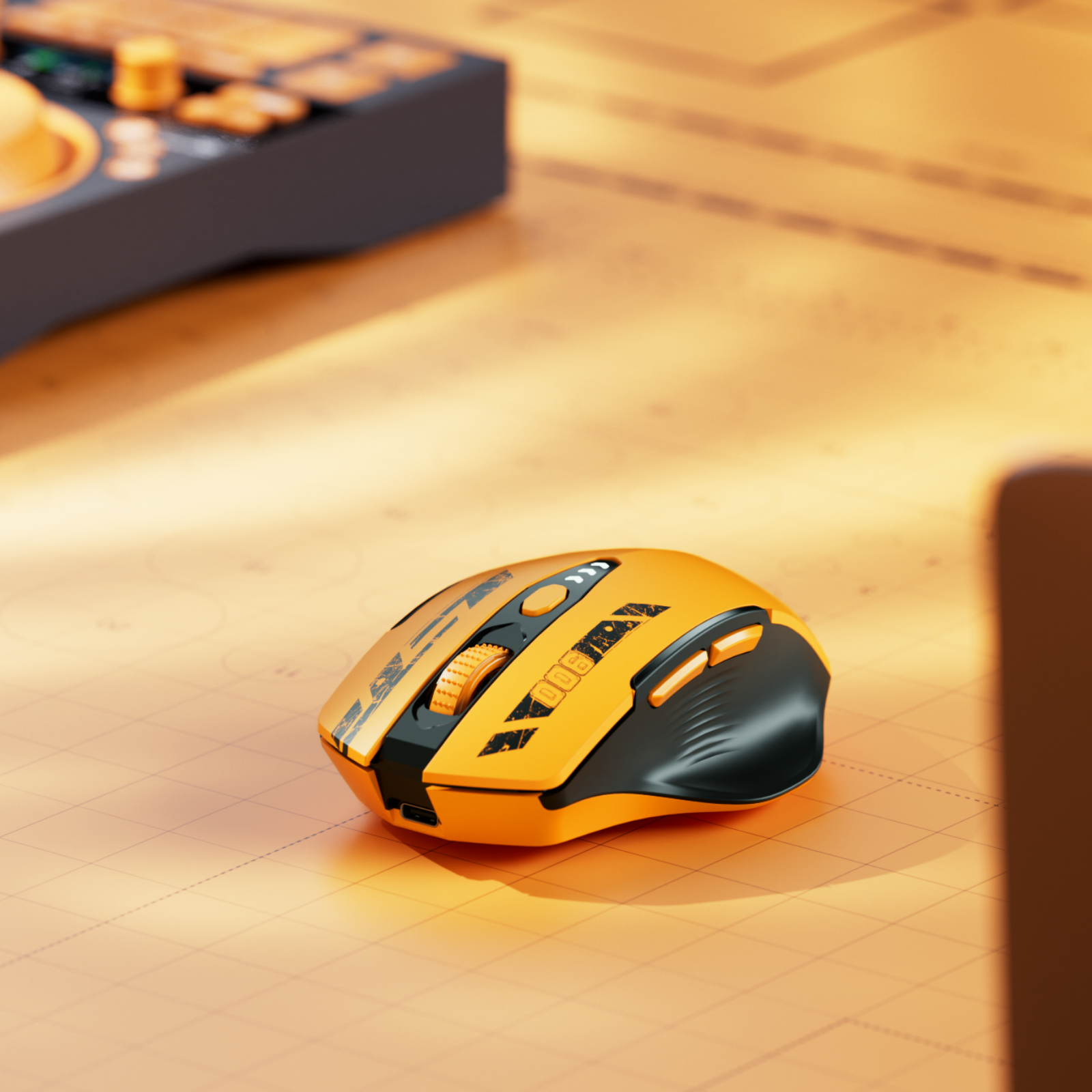 Uineer 2.4G Mouse Wireless Ricaricabile 4000 DPI