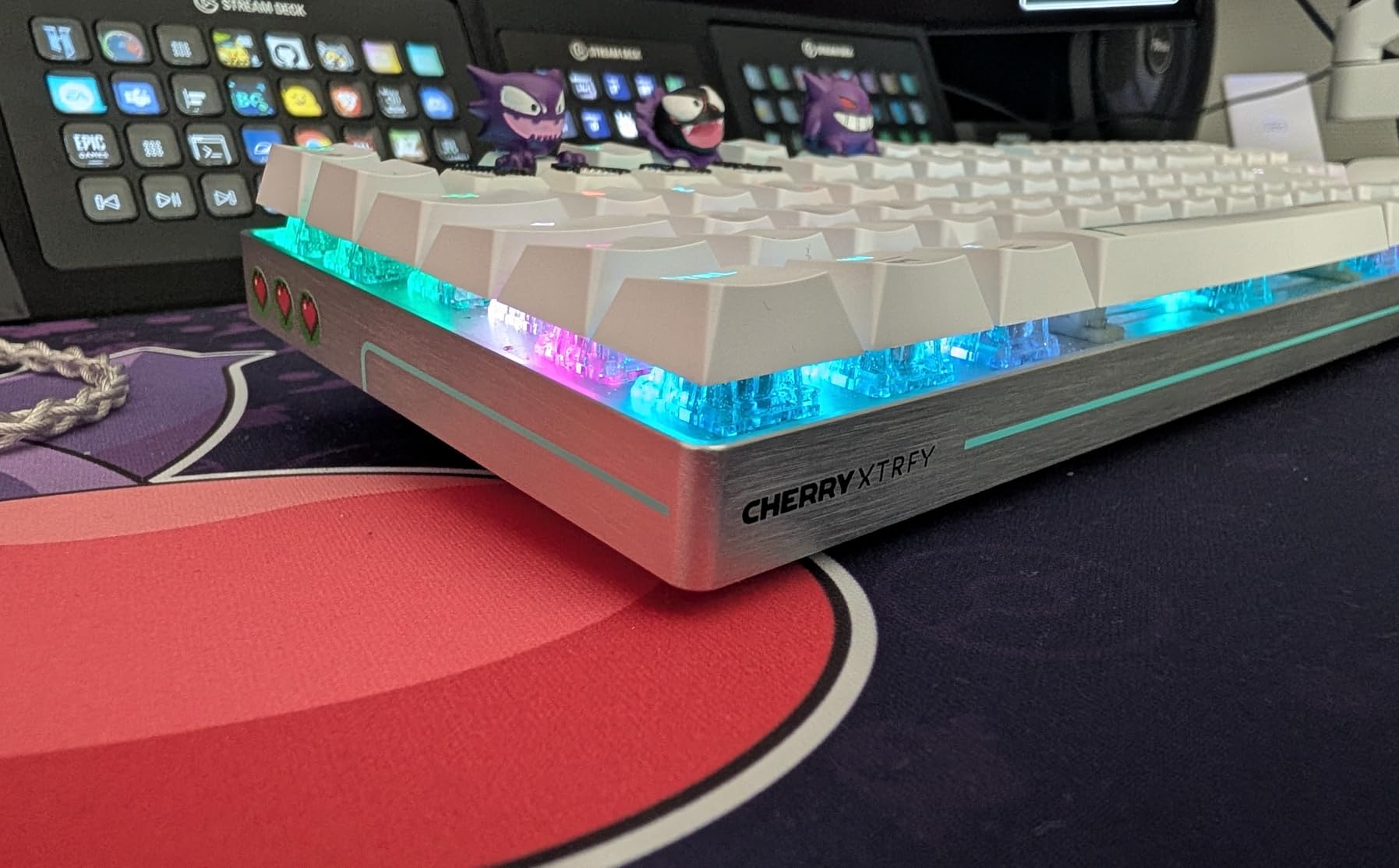 Cherry Xtrfy MX 8.2 Pro Tastiera Gaming TKL Bianca AZERTY