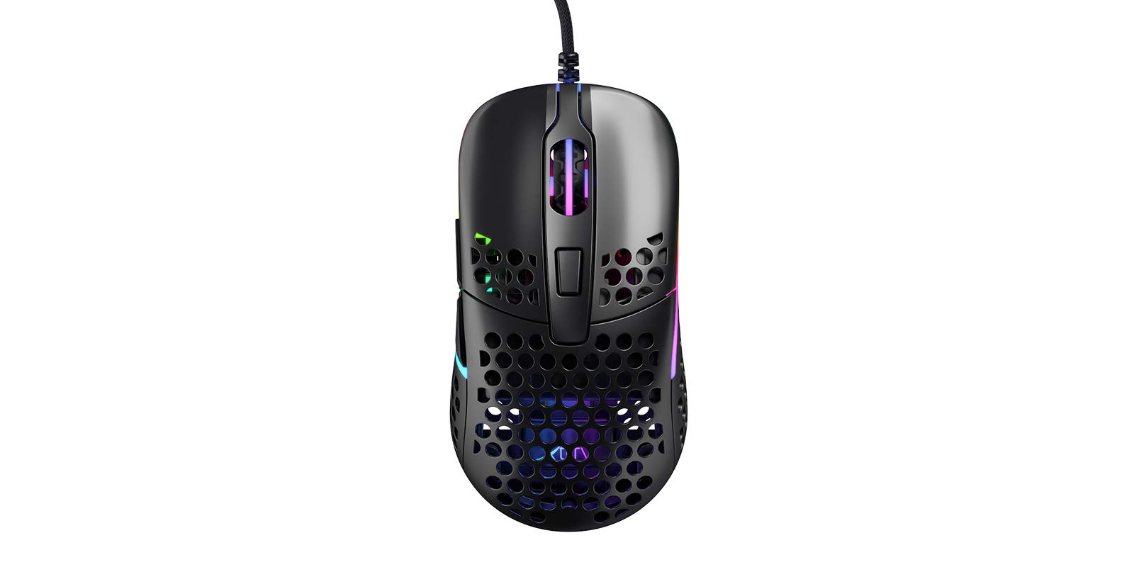 Xtrfy M42 RGB mouse gaming con filo bianco ultraleggero