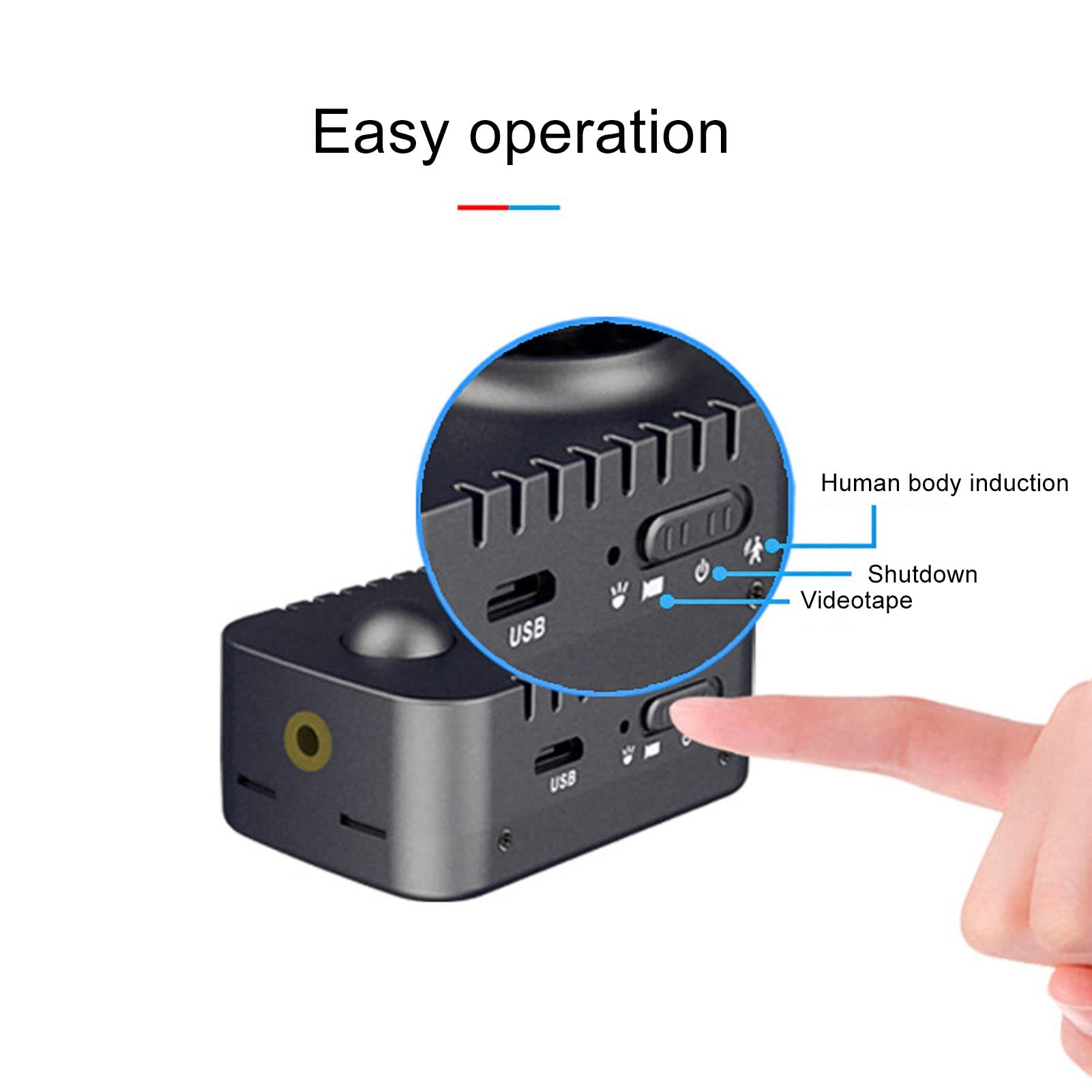 GOWENIC MD29 mini telecamera 1080P infrarossi 120°