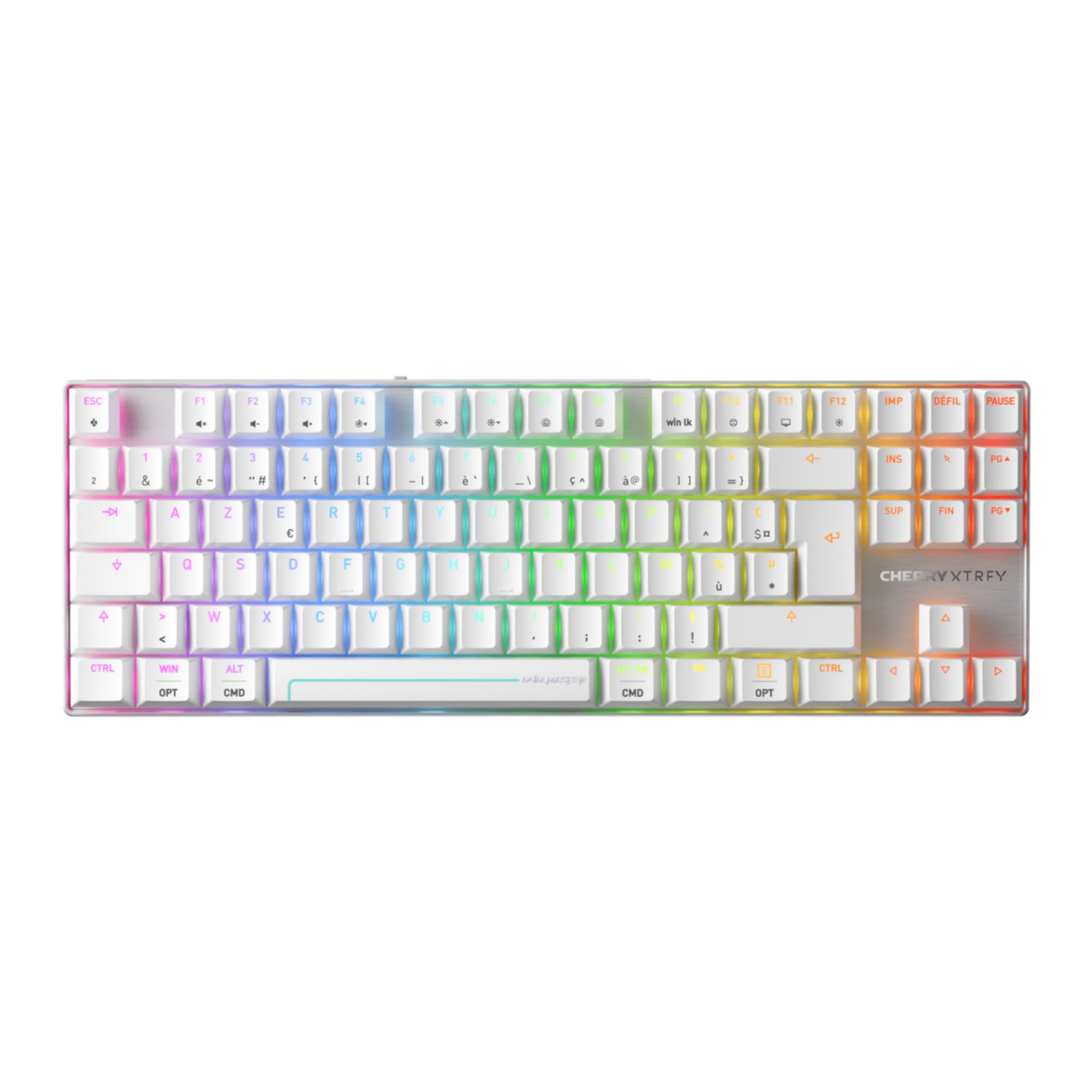 Cherry Xtrfy MX 8.2 Pro Tastiera Gaming TKL Bianca AZERTY