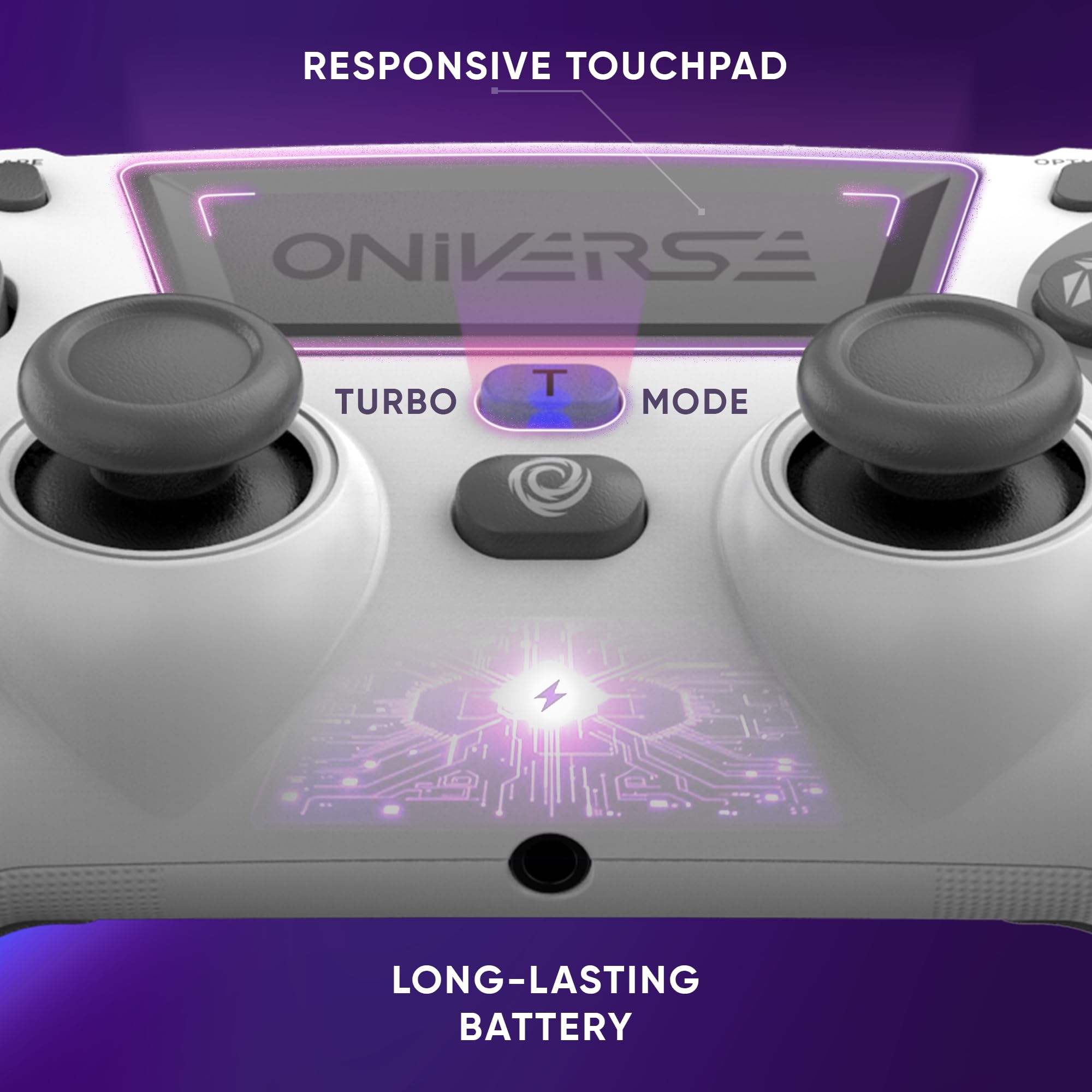 Oniverse Controllers Revolt controller wireless PS4 bianco Hall