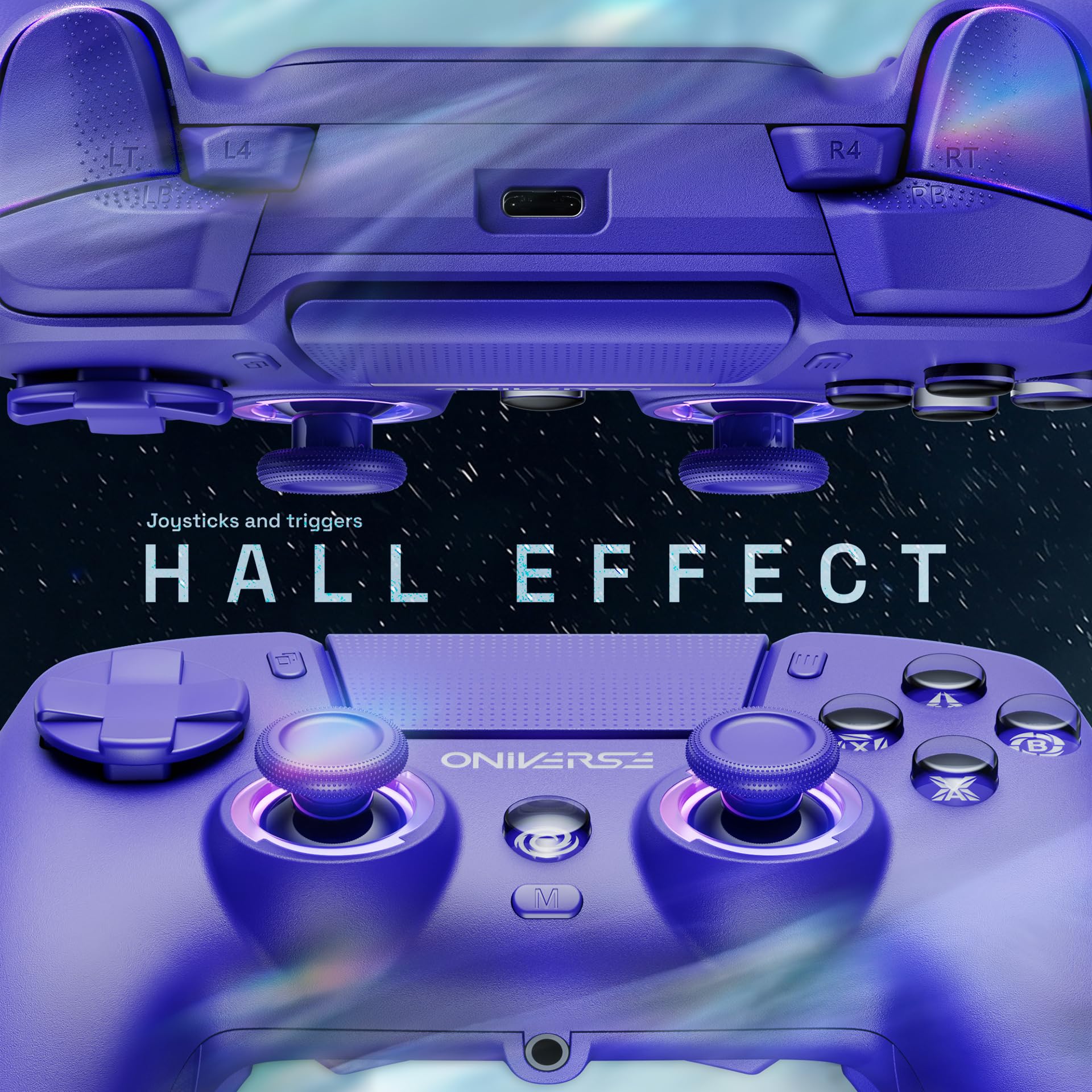Oniverse Starion Controller Wireless PS5 Viola Hall Effect