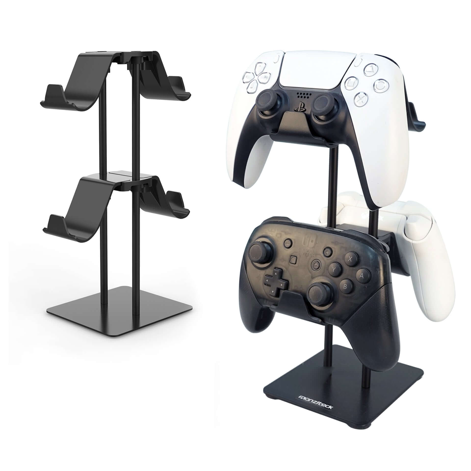 Monzlteck Controller Mount Stand 2 Piani 4 Pad PS5 Xbox