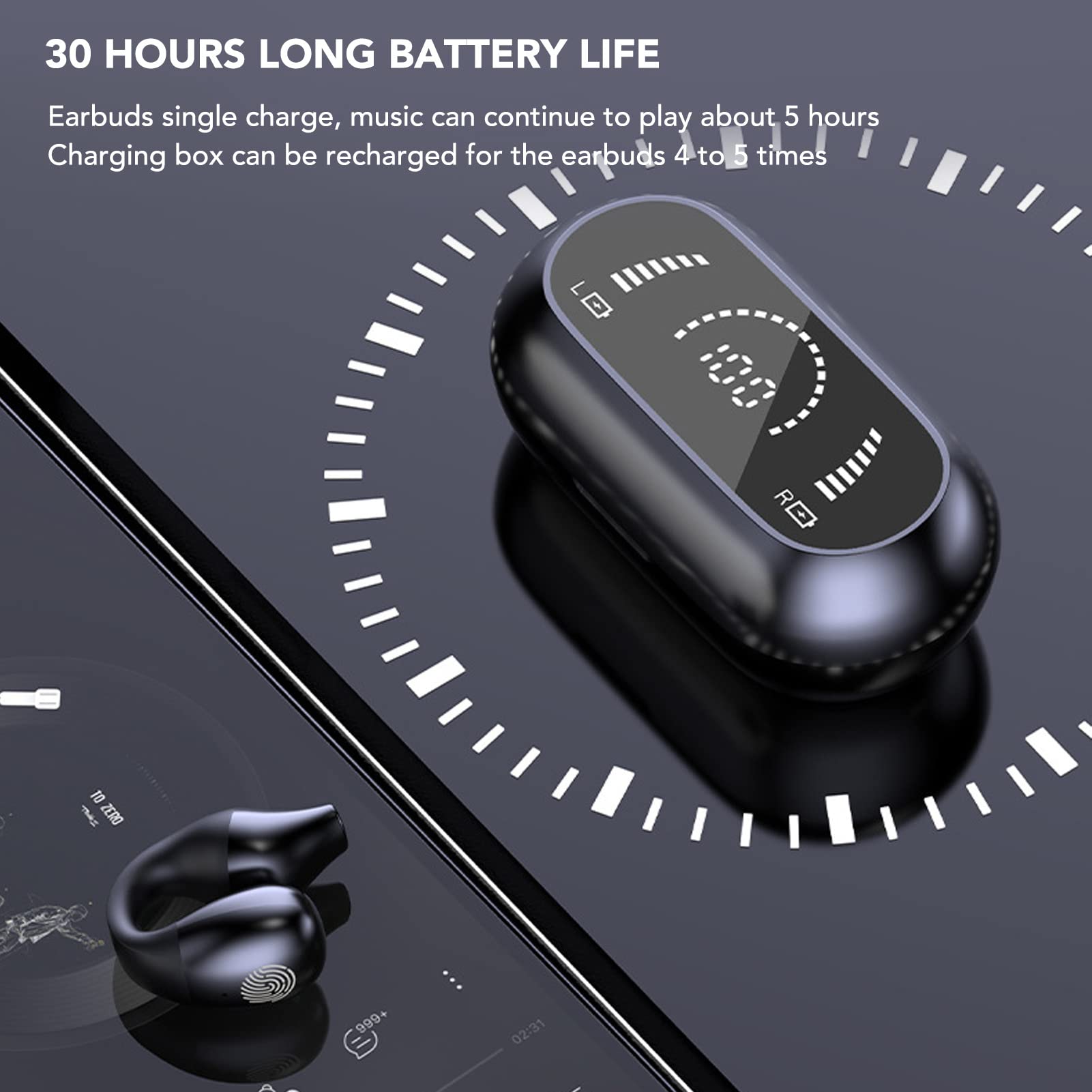 Gowenic S03 Cuffie Aperte Wireless Sport Bluetooth HiFi