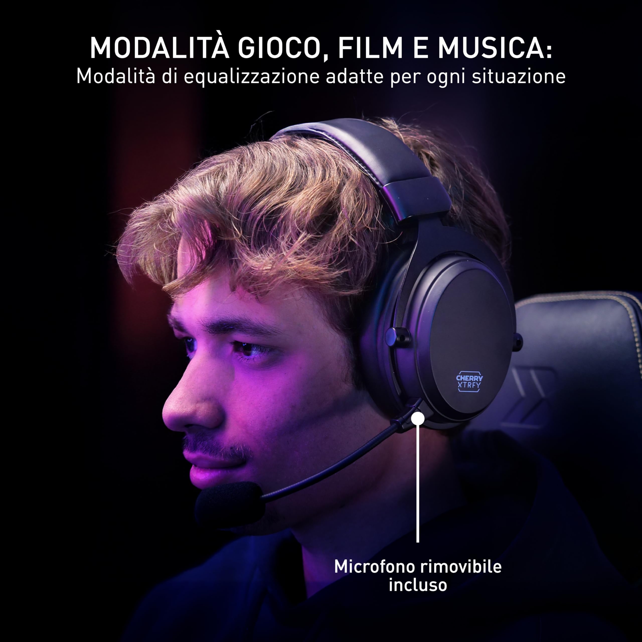 Xtrfy H3 Wireless Cuffie Gaming Nere Bluetooth 100 Ore