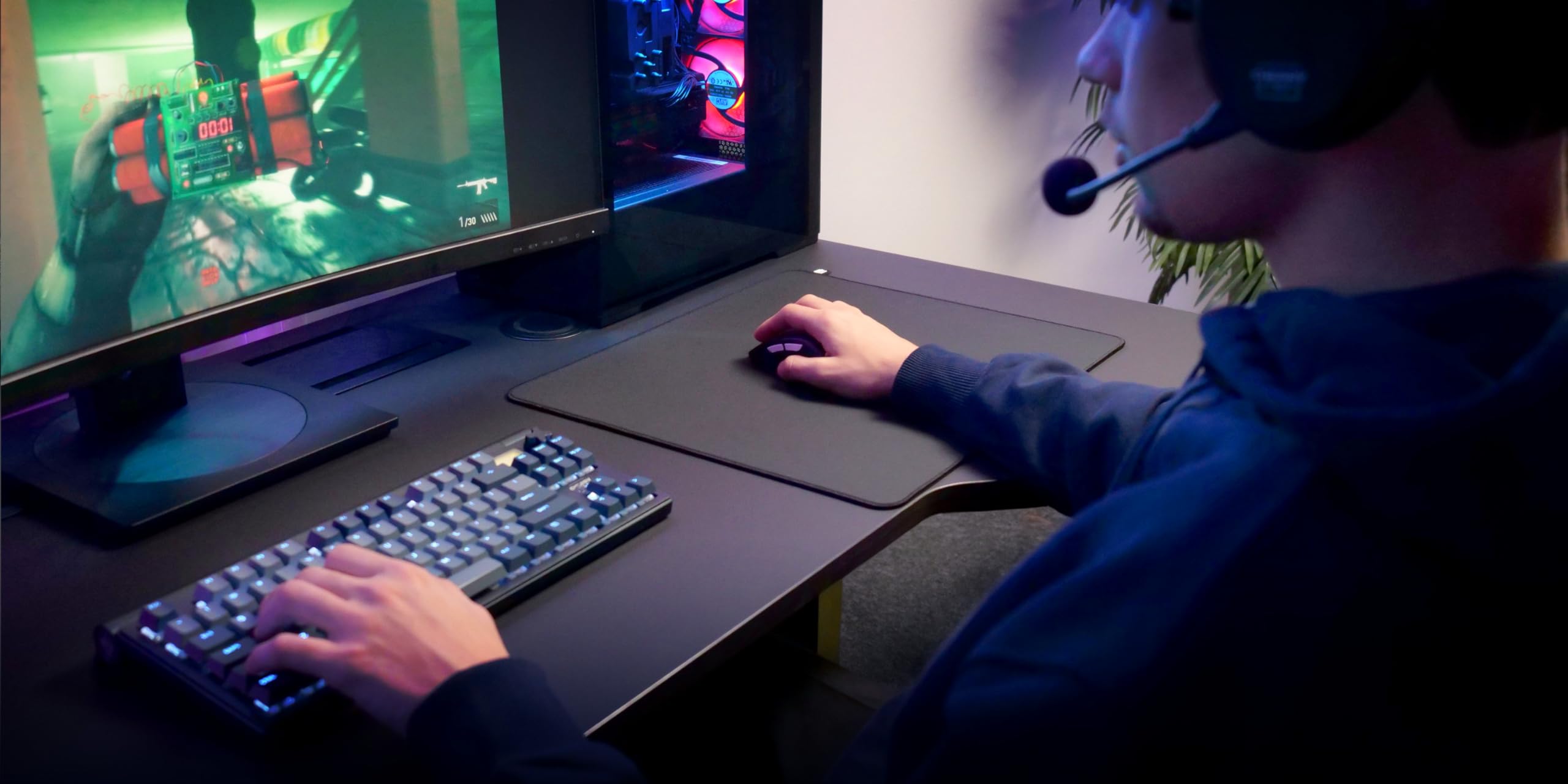 CHERRY XTRFY GP7 Mousepad Grafene 460x400 Nero